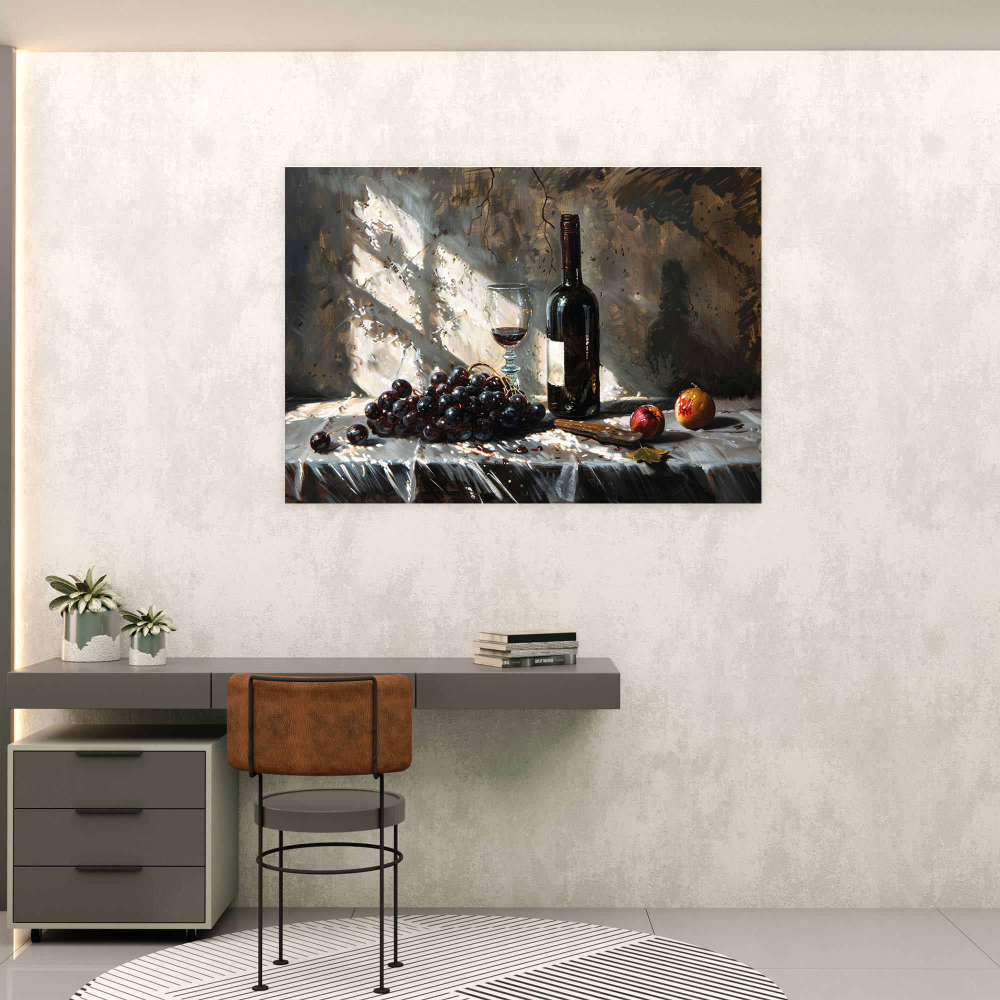 Caravaggio Style Canvas Print - Caravaggio, Canvas Wall Art, Wall Decoration, Canvas Print