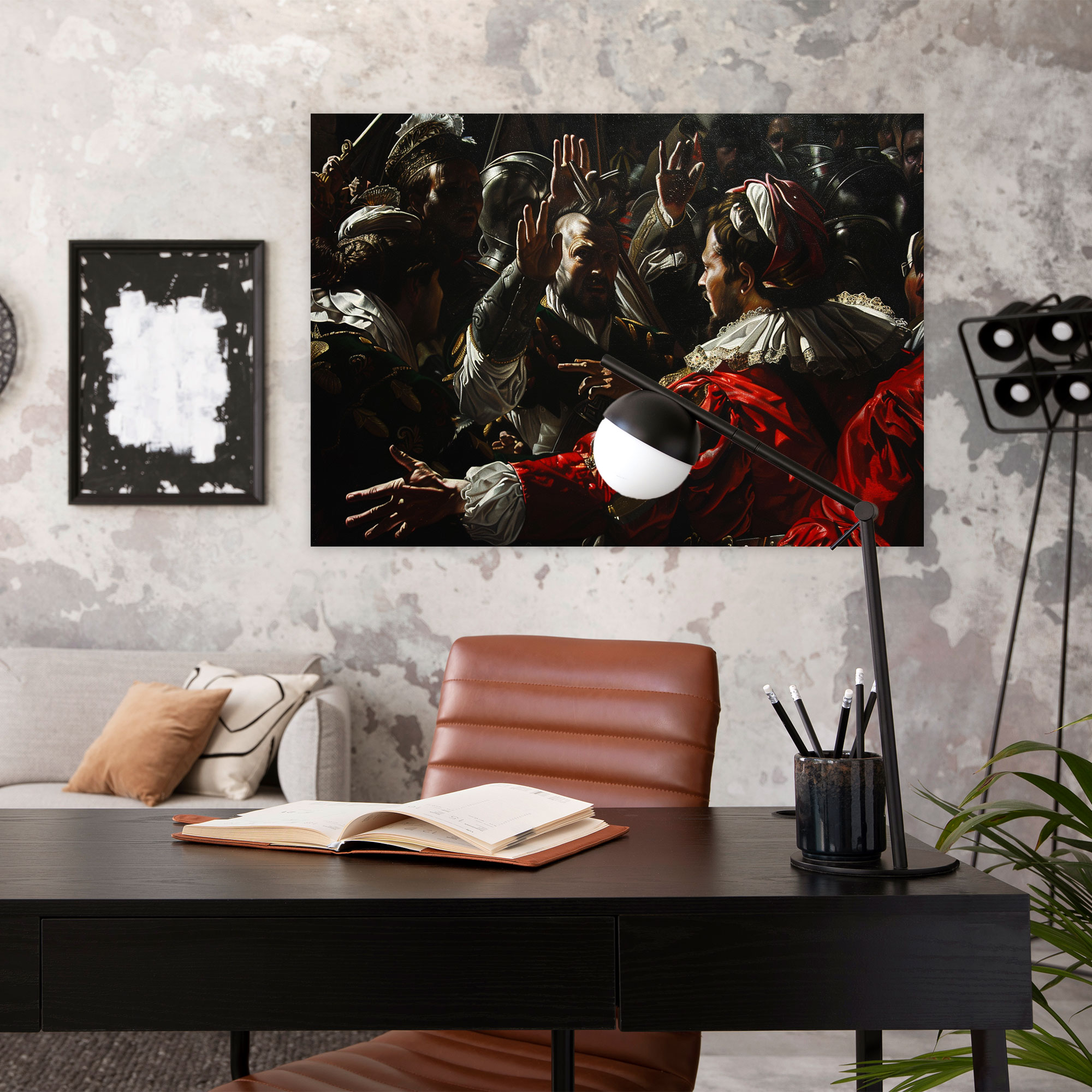 Caravaggio Style Wall Art - Caravaggio, Caravaggio Style, Canvas Wall Art, Home Decoration