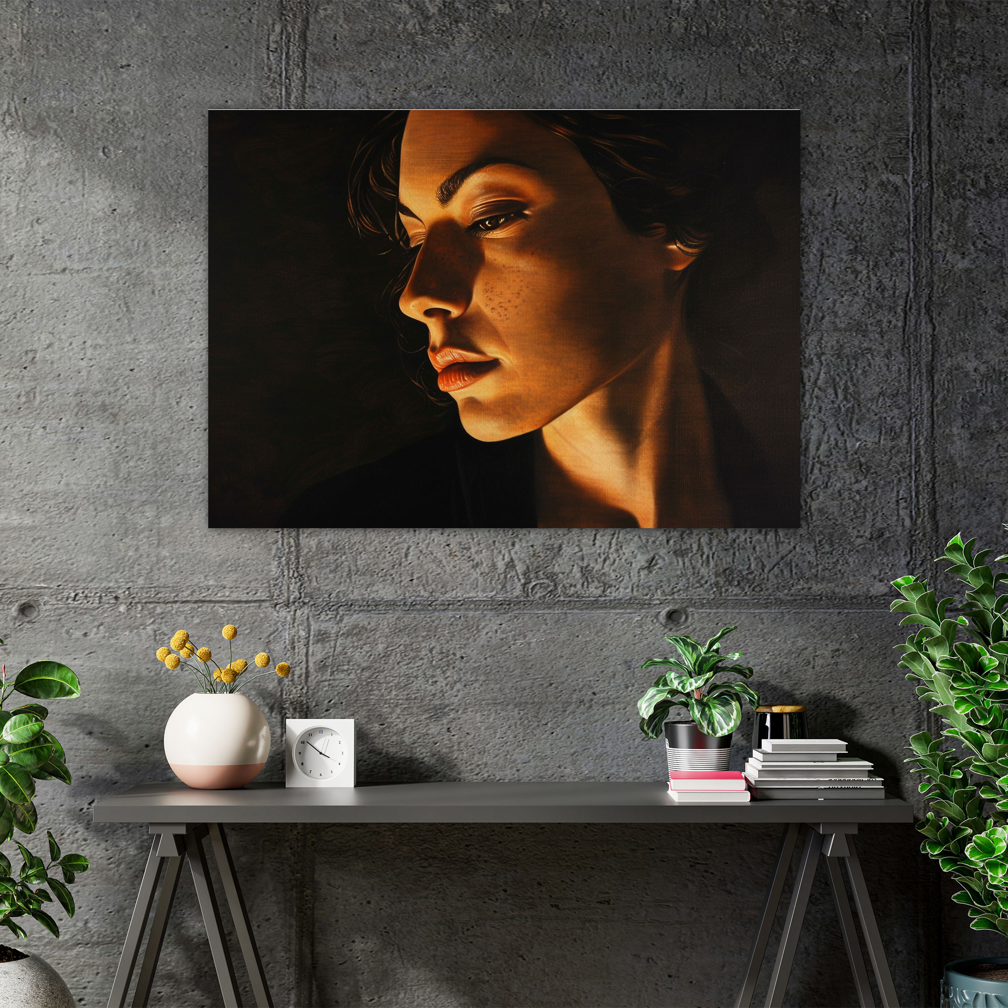 Caravaggio Tarzı Duvar Dekorasyonu - Caravaggio Kanvas Tablo Sanatı