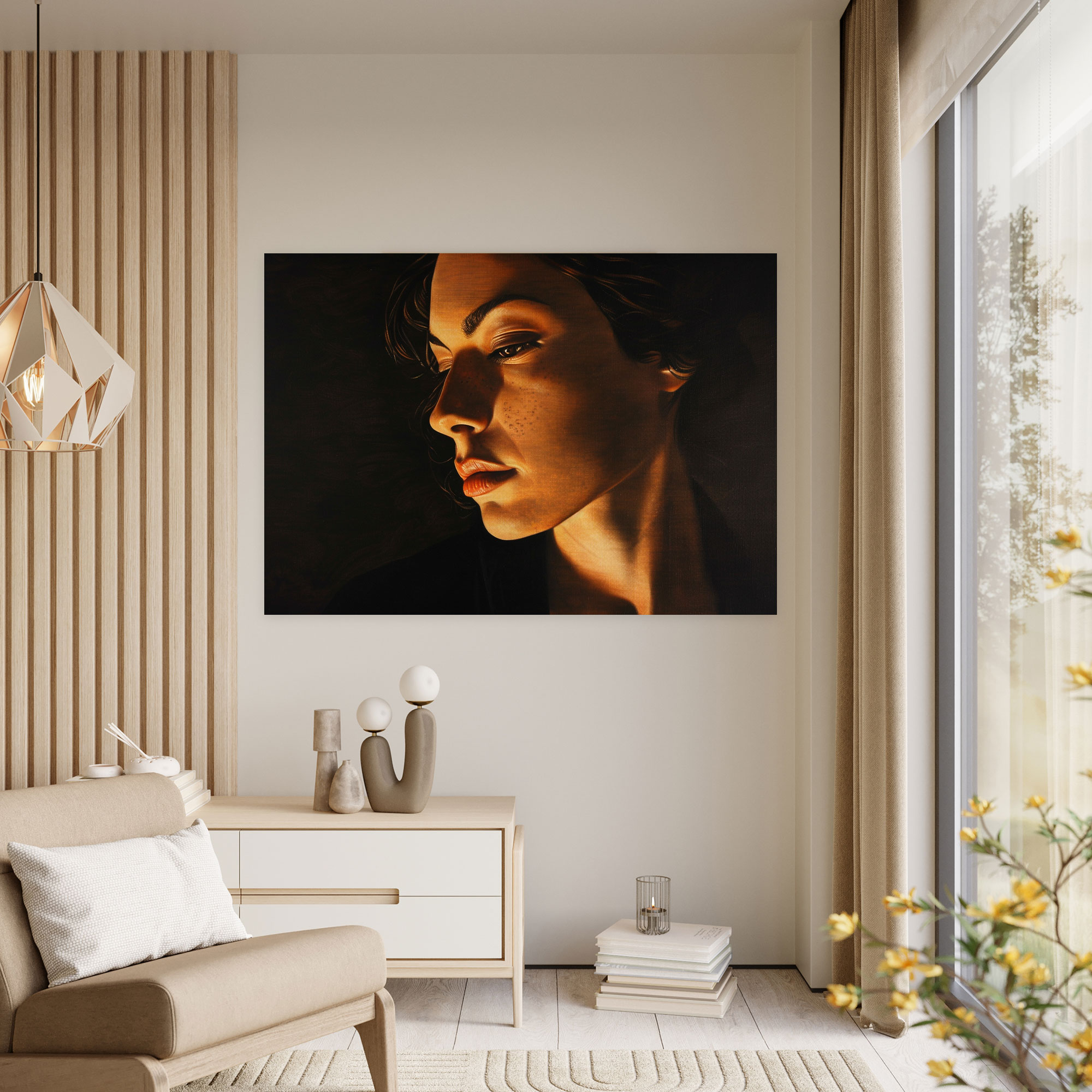Caravaggio Tarzı Duvar Dekorasyonu - Caravaggio Kanvas Tablo Sanatı