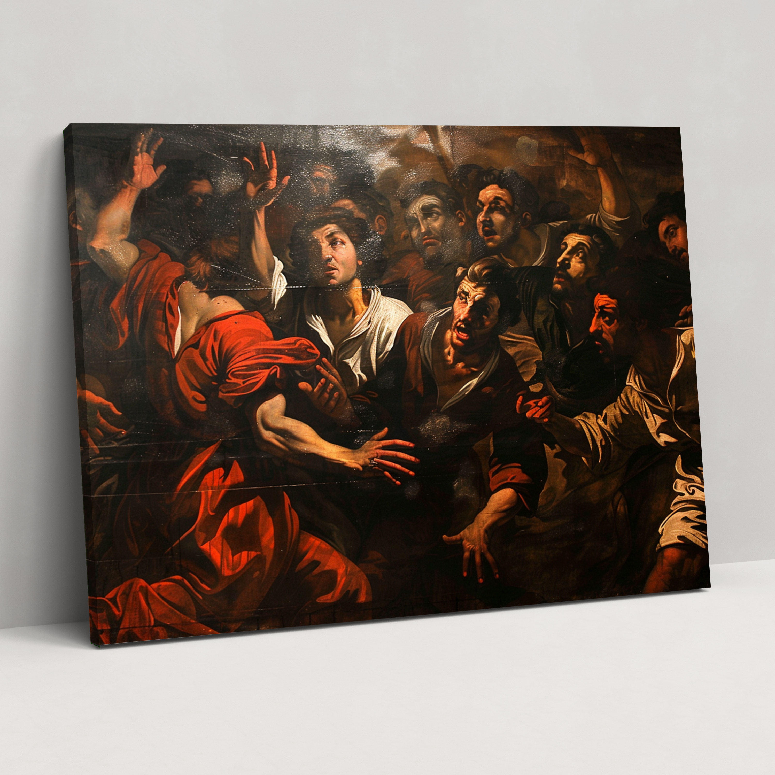 Caravaggio Tarzı Kanvas Tablo - Duvar Dekorasyonu Ev Dekorasyonu Caravaggio Tarzı