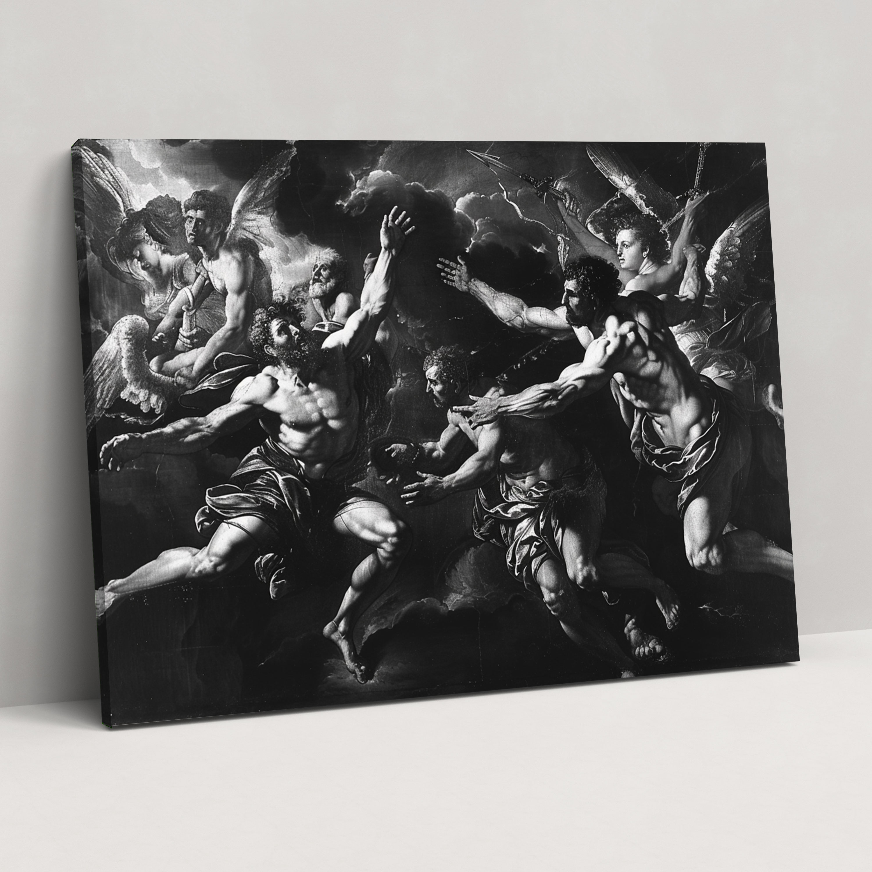Mythological Caravaggio Style Canvas Print - Caravaggio, Canvas Wall Art, Caravaggio Style, Wall Art