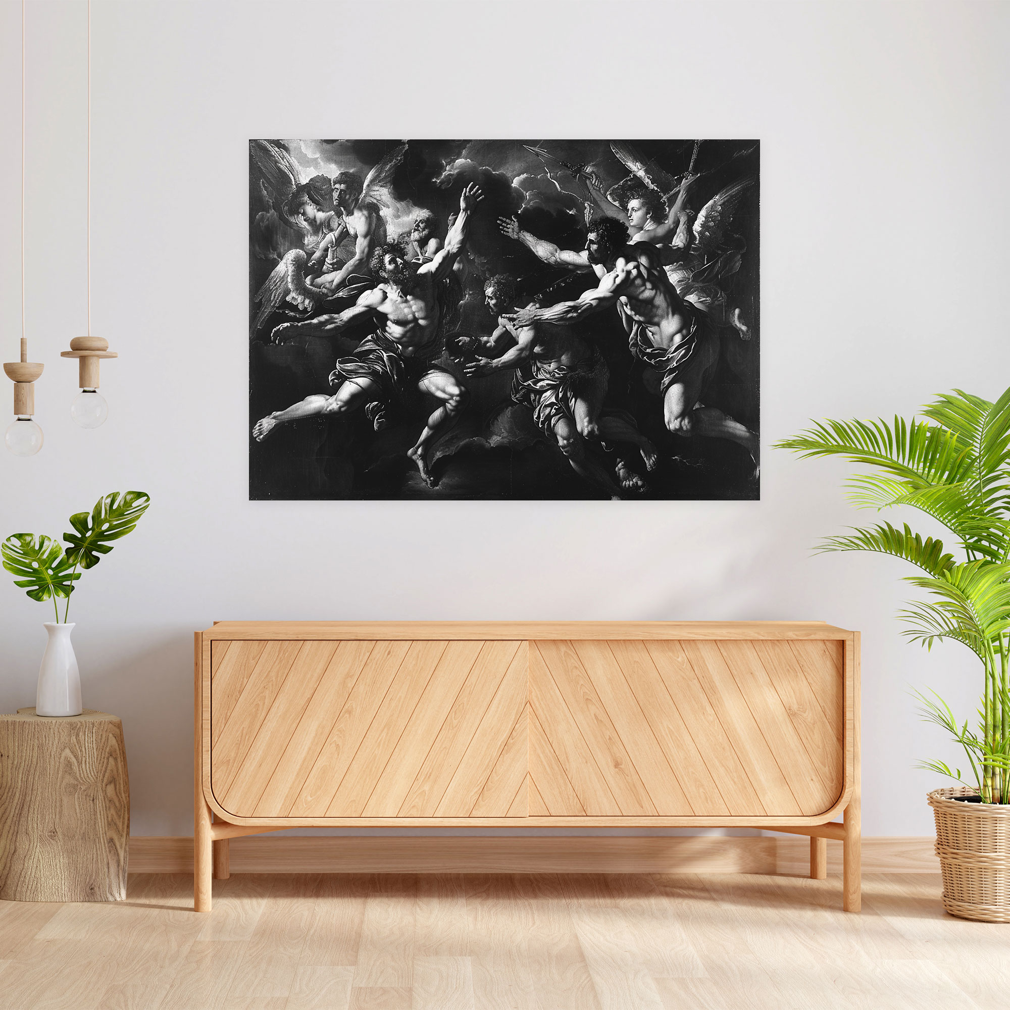 Mythological Caravaggio Style Canvas Print - Caravaggio, Canvas Wall Art, Caravaggio Style, Wall Art