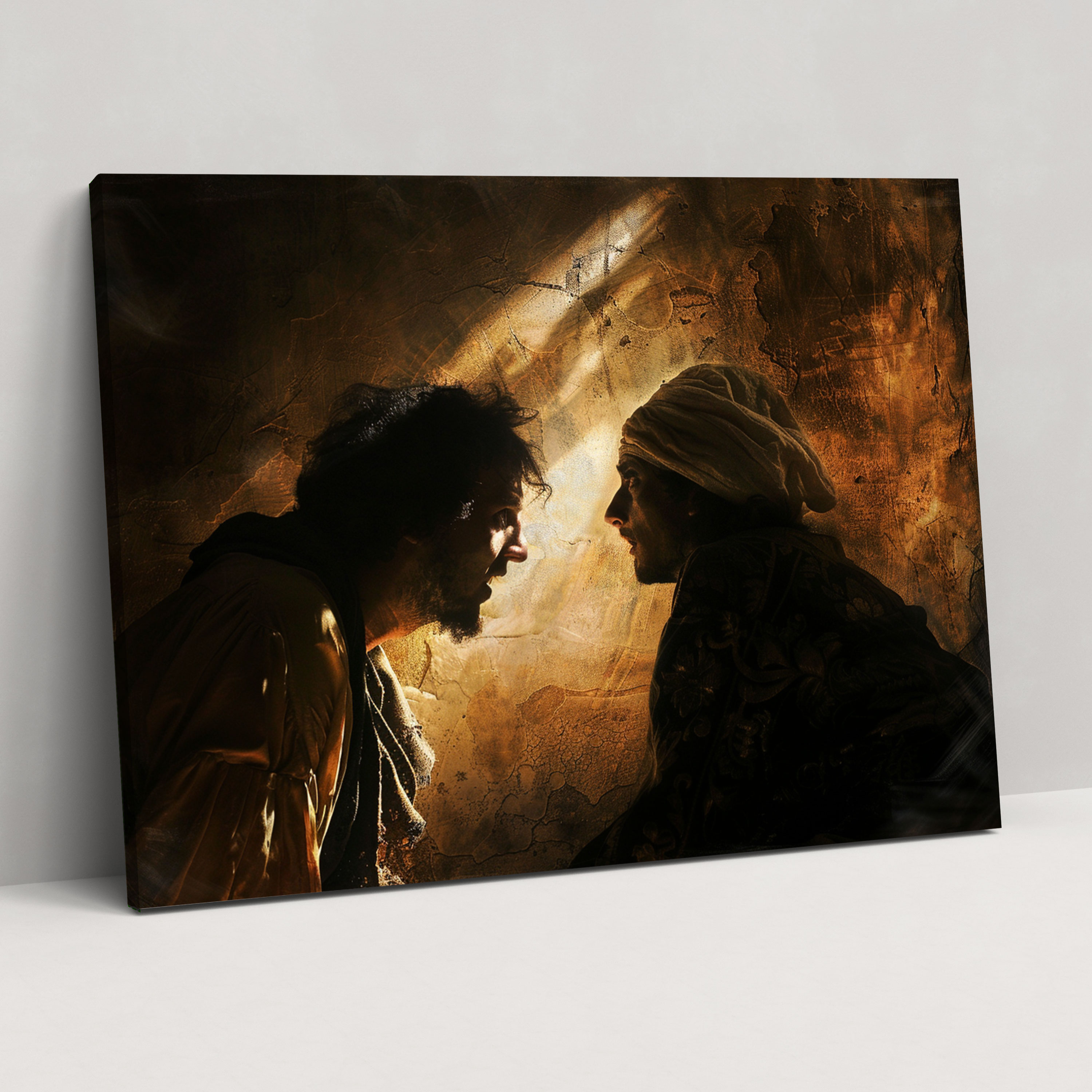 Caravaggio Style Canvas Print - Caravaggio, Wall Art, Canvas Wall Art, Wall Decoration