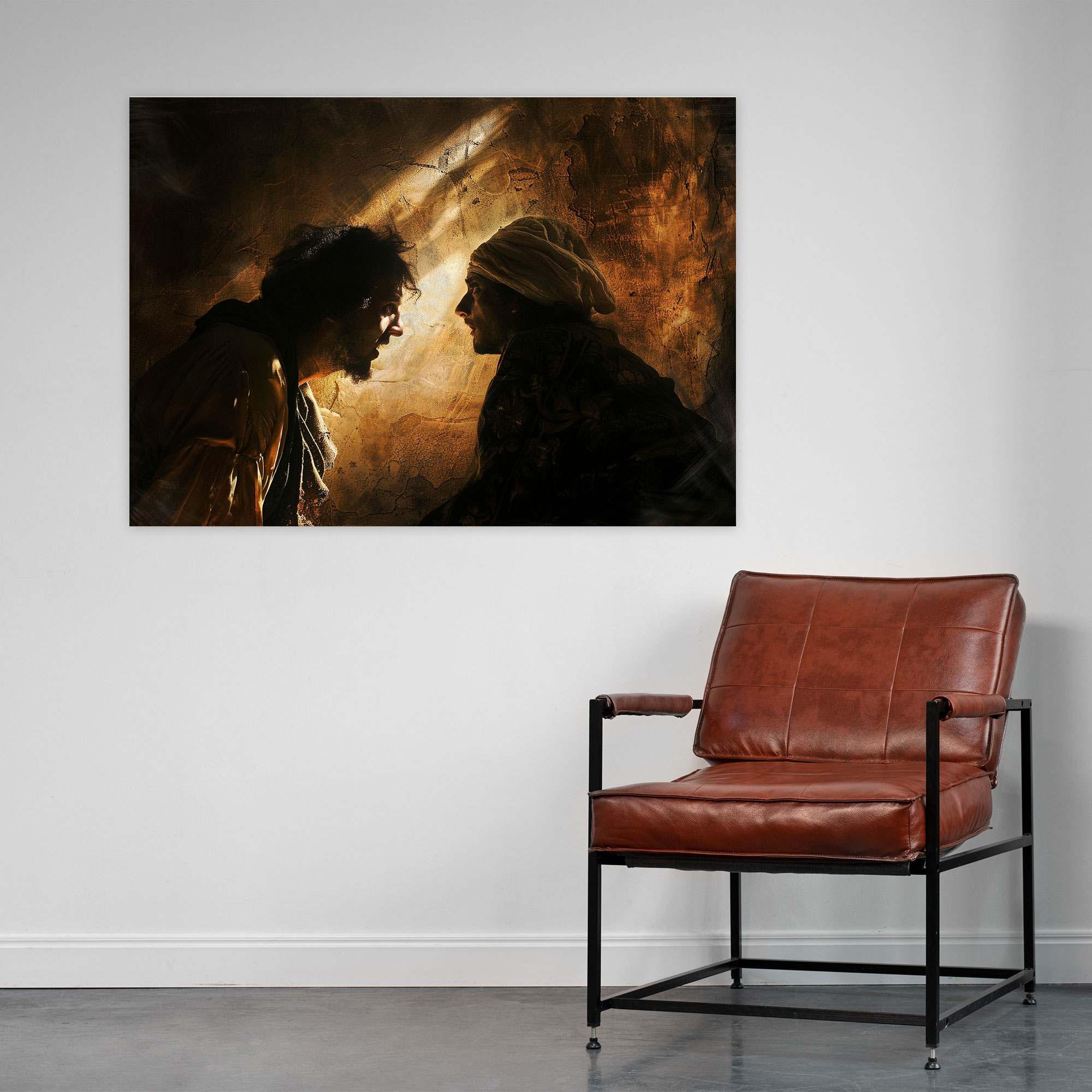 Caravaggio Style Canvas Print - Caravaggio, Wall Art, Canvas Wall Art, Wall Decoration
