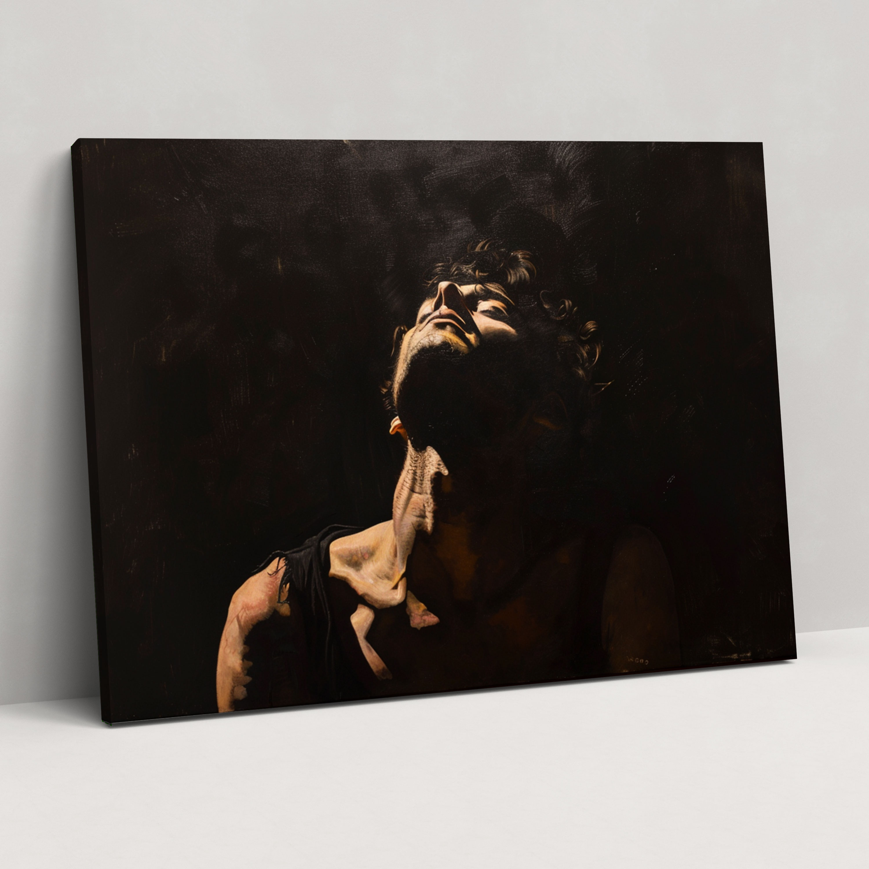 Caravaggio Tarzı Kanvas Tablo - Caravaggio Duvar Dekorasyonu Kanvas Duvar Sanatı