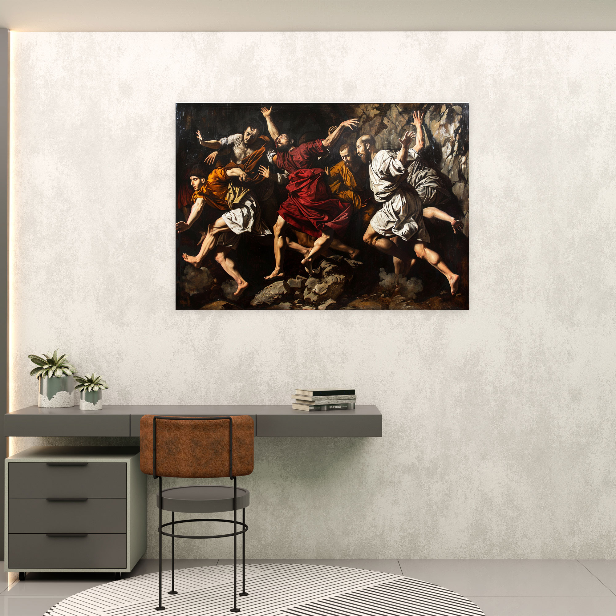 Caravaggio Tarzı Kanvas Tablo - Caravaggio Kanvas Duvar Sanatı