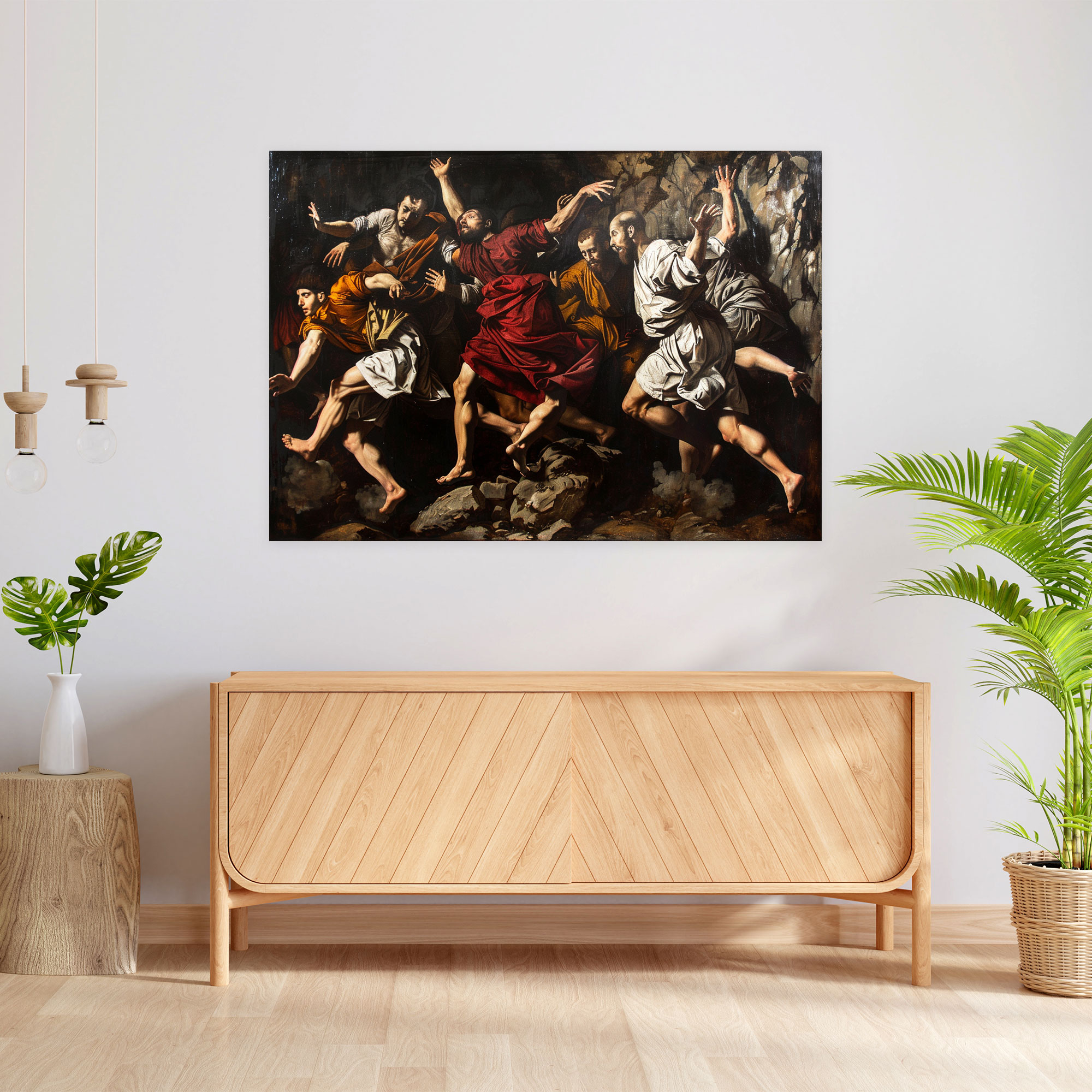 Caravaggio Tarzı Kanvas Tablo - Caravaggio Kanvas Duvar Sanatı