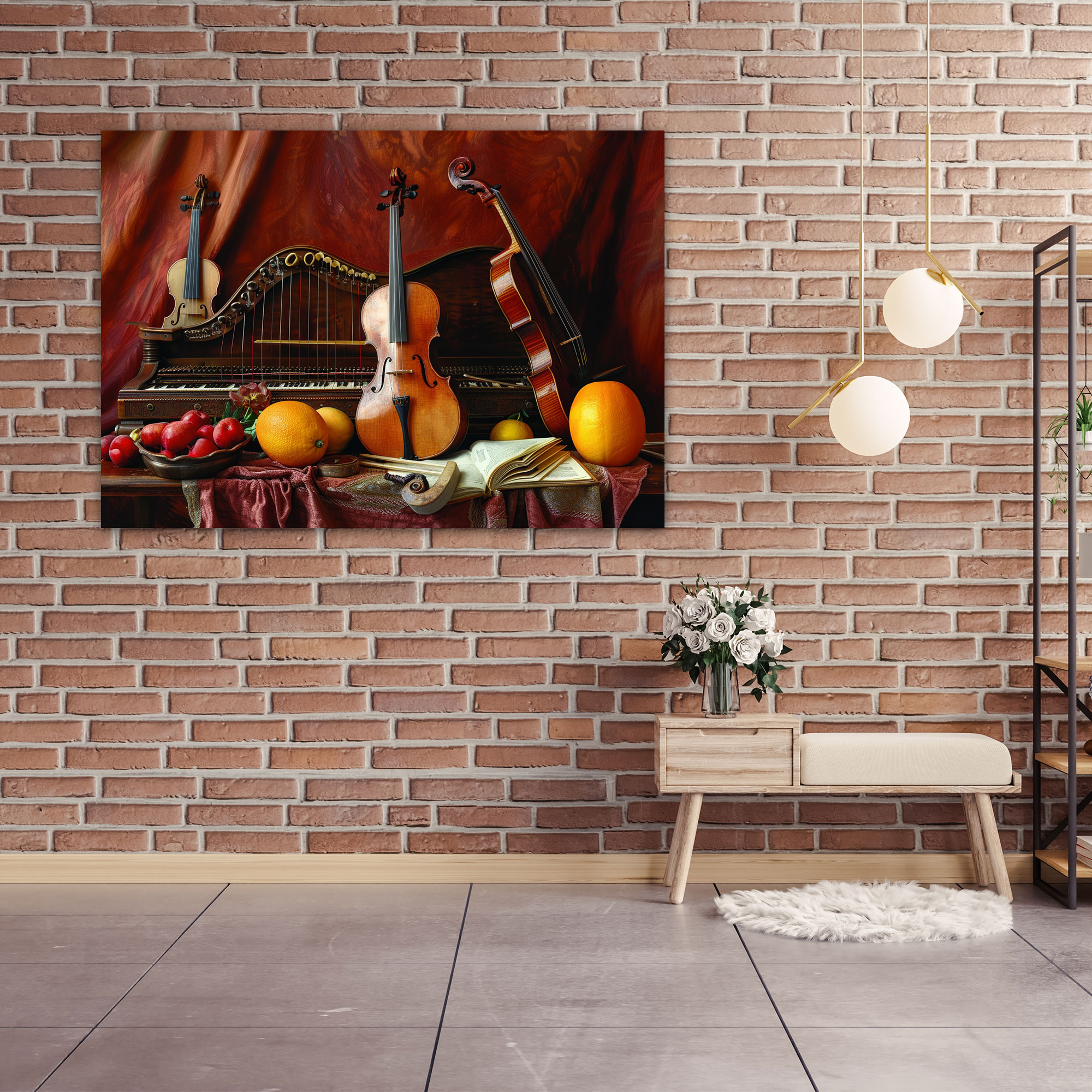 Caravaggio Tarzı Duvar Dekorasyonu - Kanvas Tablo Ev Dekorasyonu