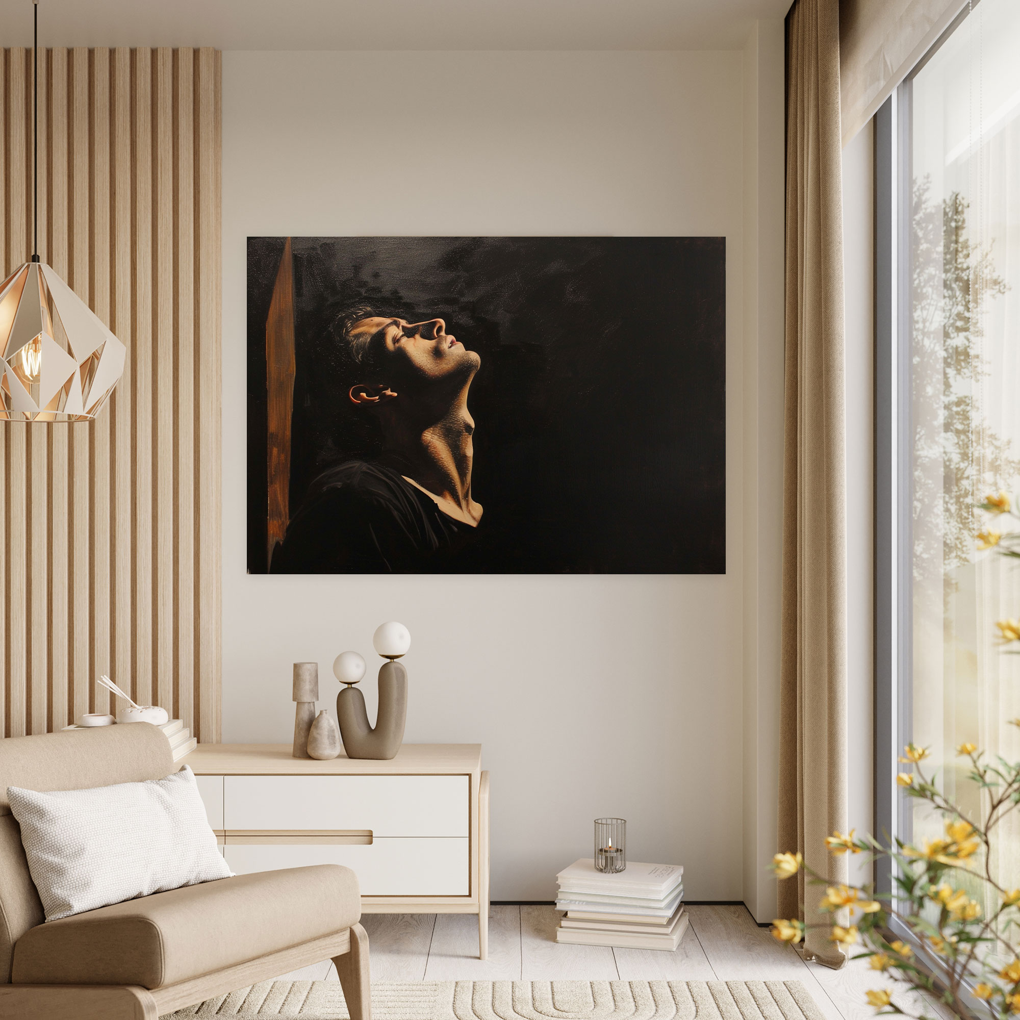 Caravaggio Style Canvas Print - Caravaggio, Canvas Print, Caravaggio Style, Home Decoration