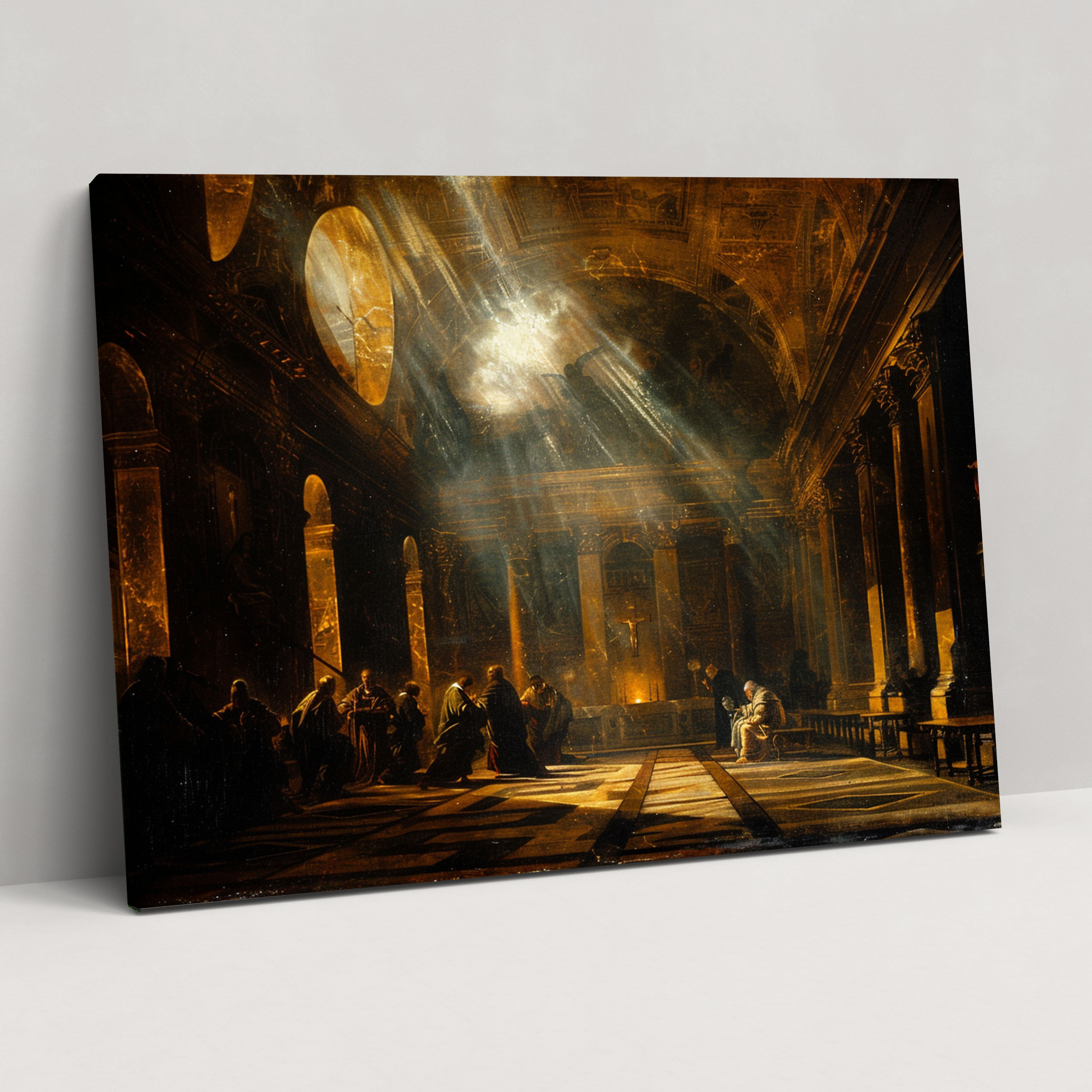 Caravaggio Tarzı Duvar Sanatı - Kanvas Tablo Ev Dekorasyonu Duvar Dekorasyonu
