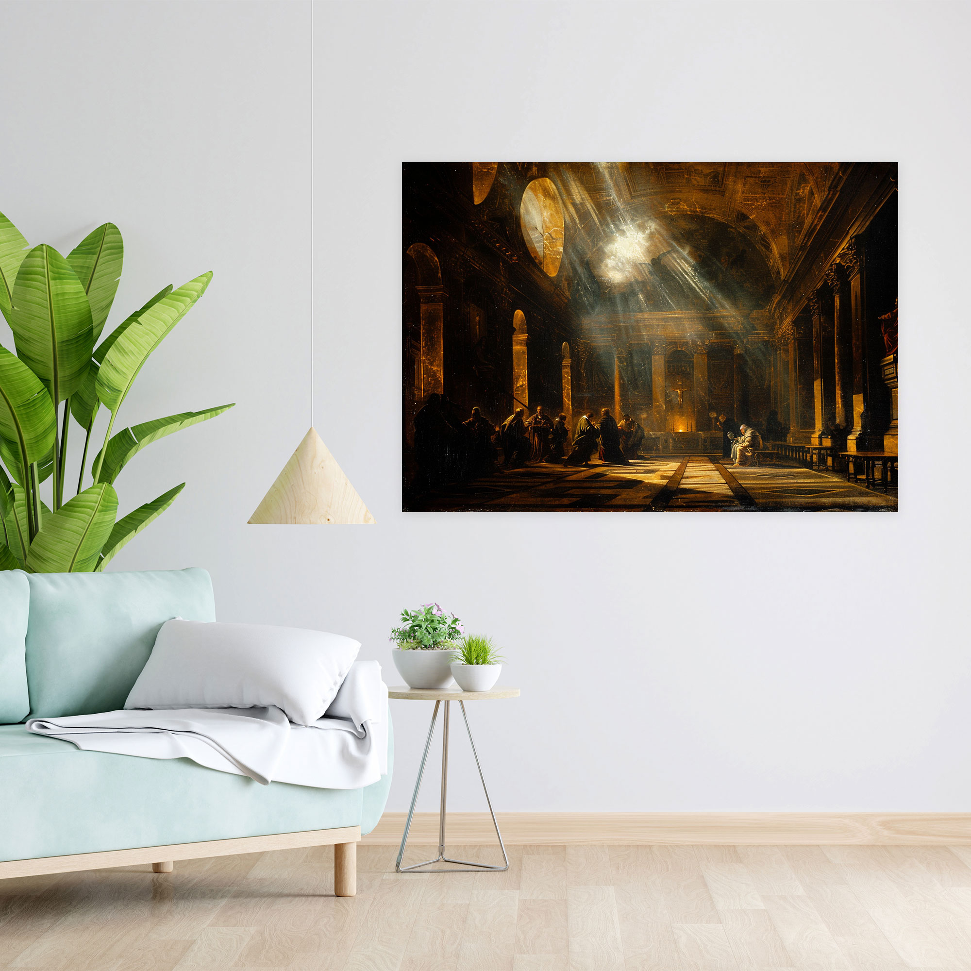 Caravaggio Tarzı Duvar Sanatı - Kanvas Tablo Ev Dekorasyonu Duvar Dekorasyonu