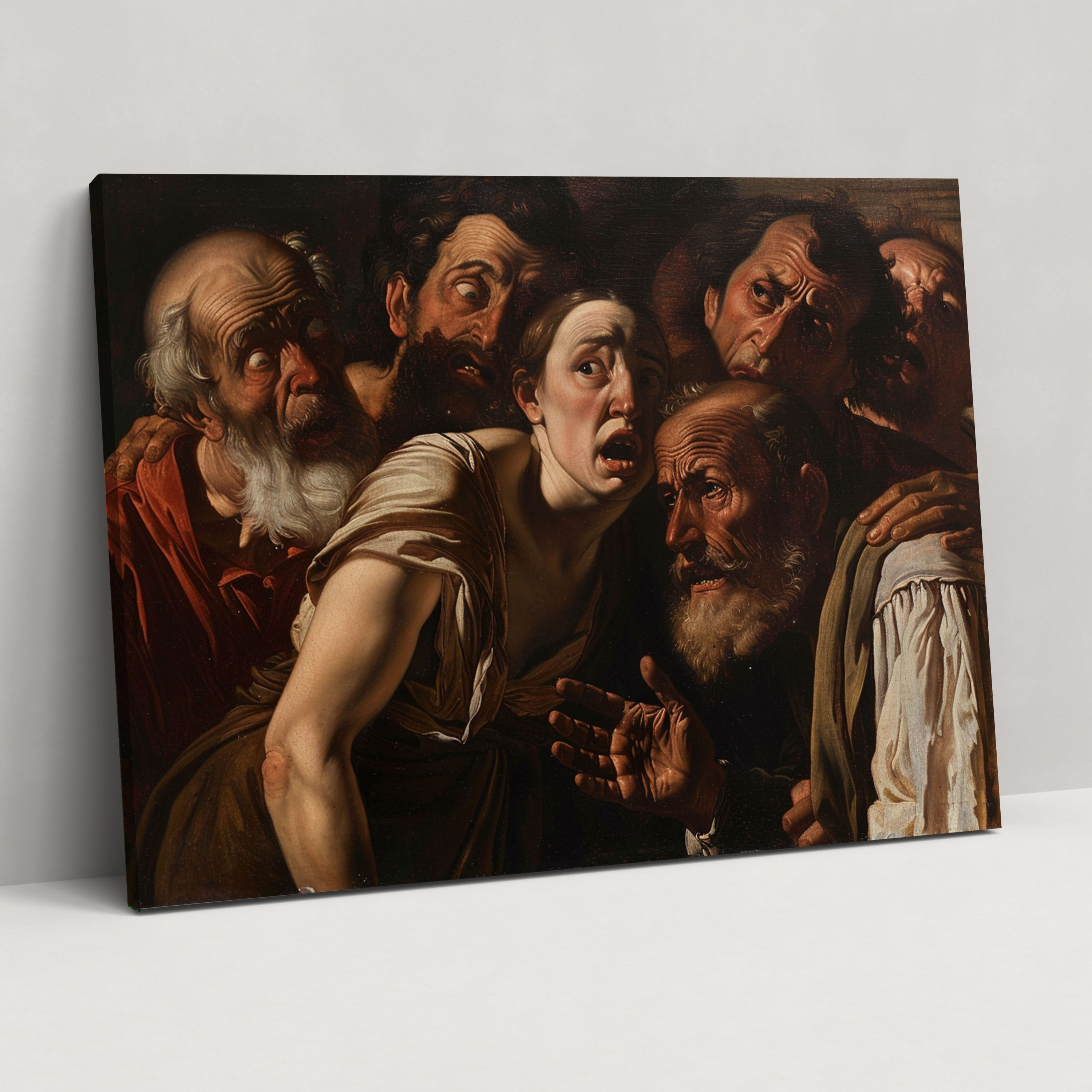 Caravaggio Tarzı Duvar Dekorasyonu - Caravaggio Stili Duvar Dekorasyonu Ev Dekorasyonu
