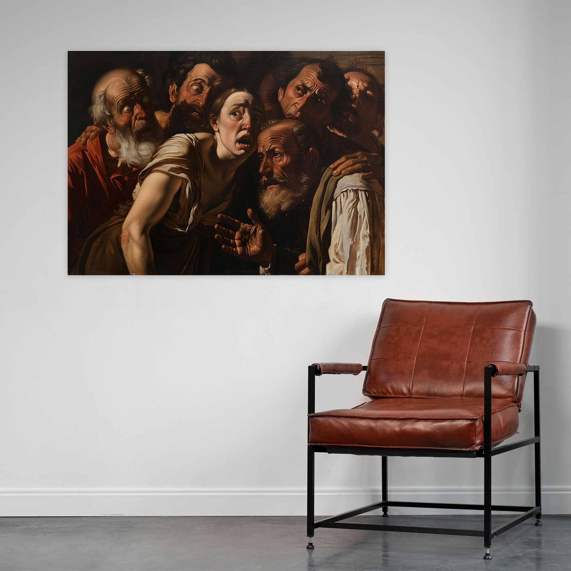 Caravaggio Tarzı Duvar Dekorasyonu - Caravaggio Stili Duvar Dekorasyonu Ev Dekorasyonu