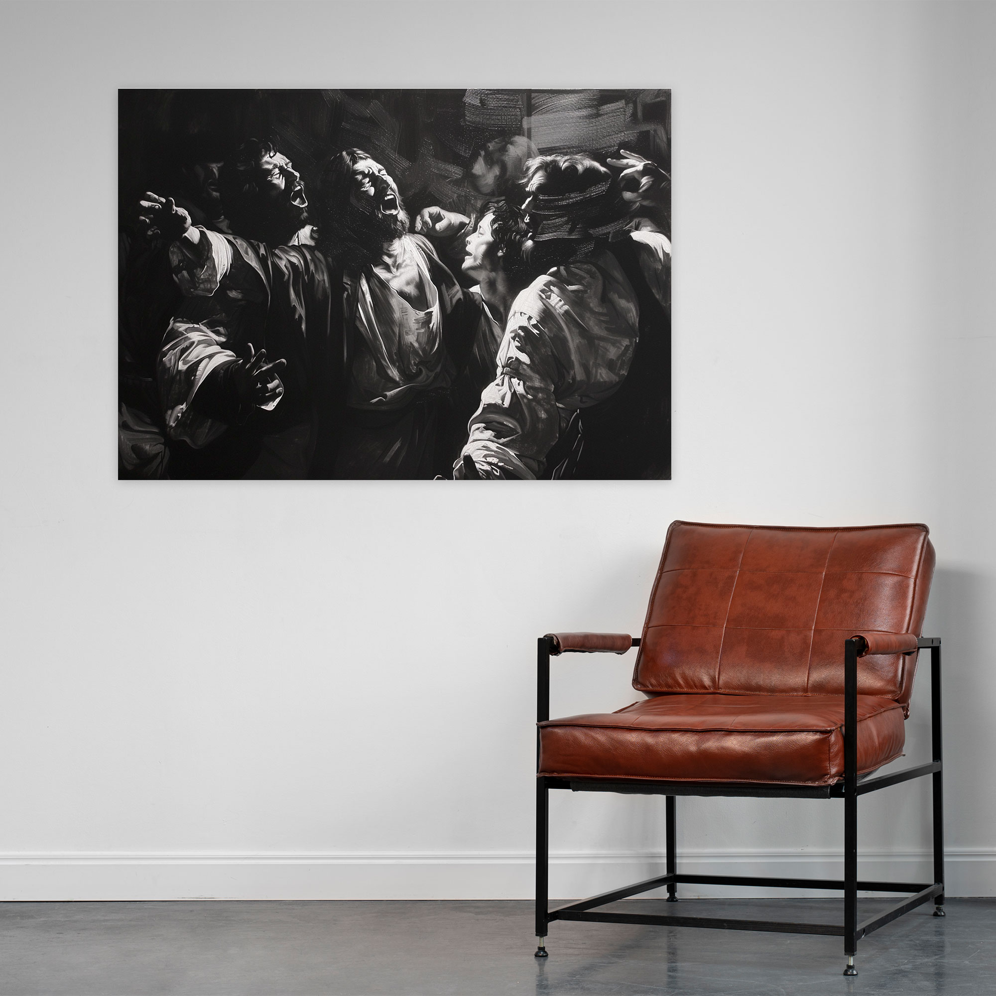 Caravaggio Style Canvas Print - Caravaggio, Wall Art, Canvas Print, Wall Decoration