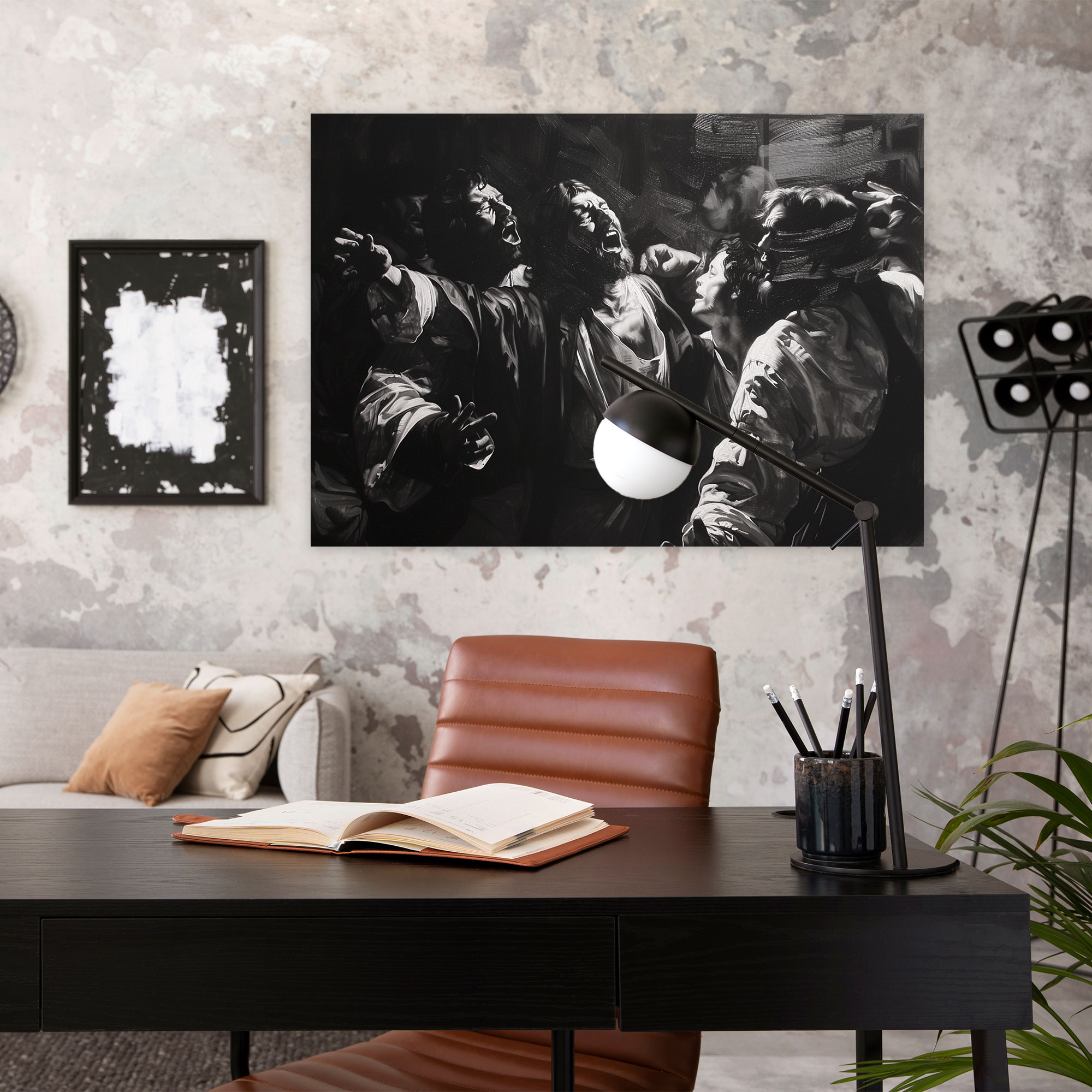 Caravaggio Style Canvas Print - Caravaggio, Wall Art, Canvas Print, Wall Decoration