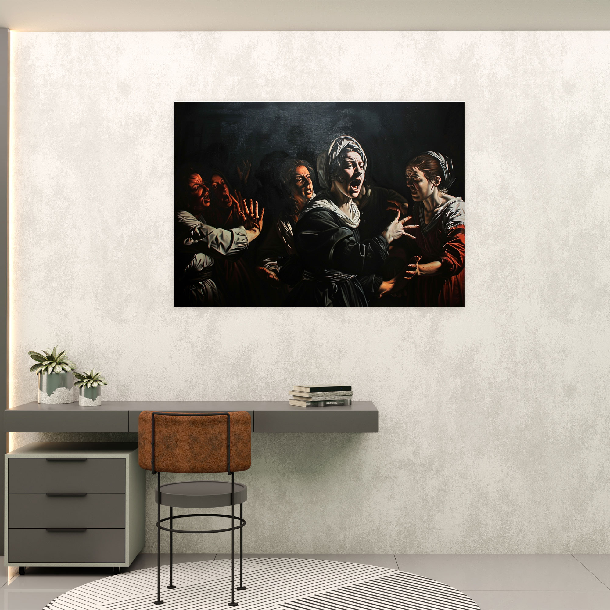 Caravaggio Tarzı Kanvas Tablo - Ev Dekorasyonu için Caravaggio Tarzı