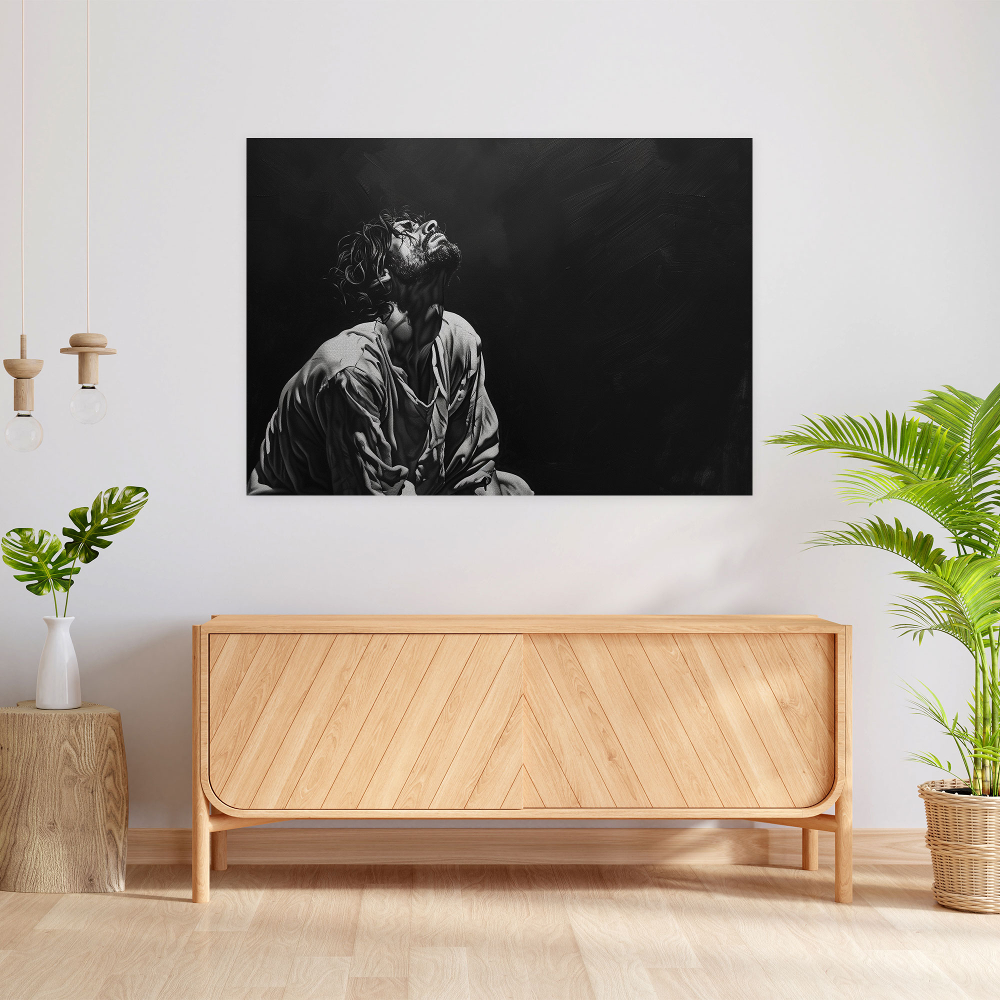 Caravaggio Style Canvas Print - Caravaggio, Canvas Print, Wall Art, Home Decoration