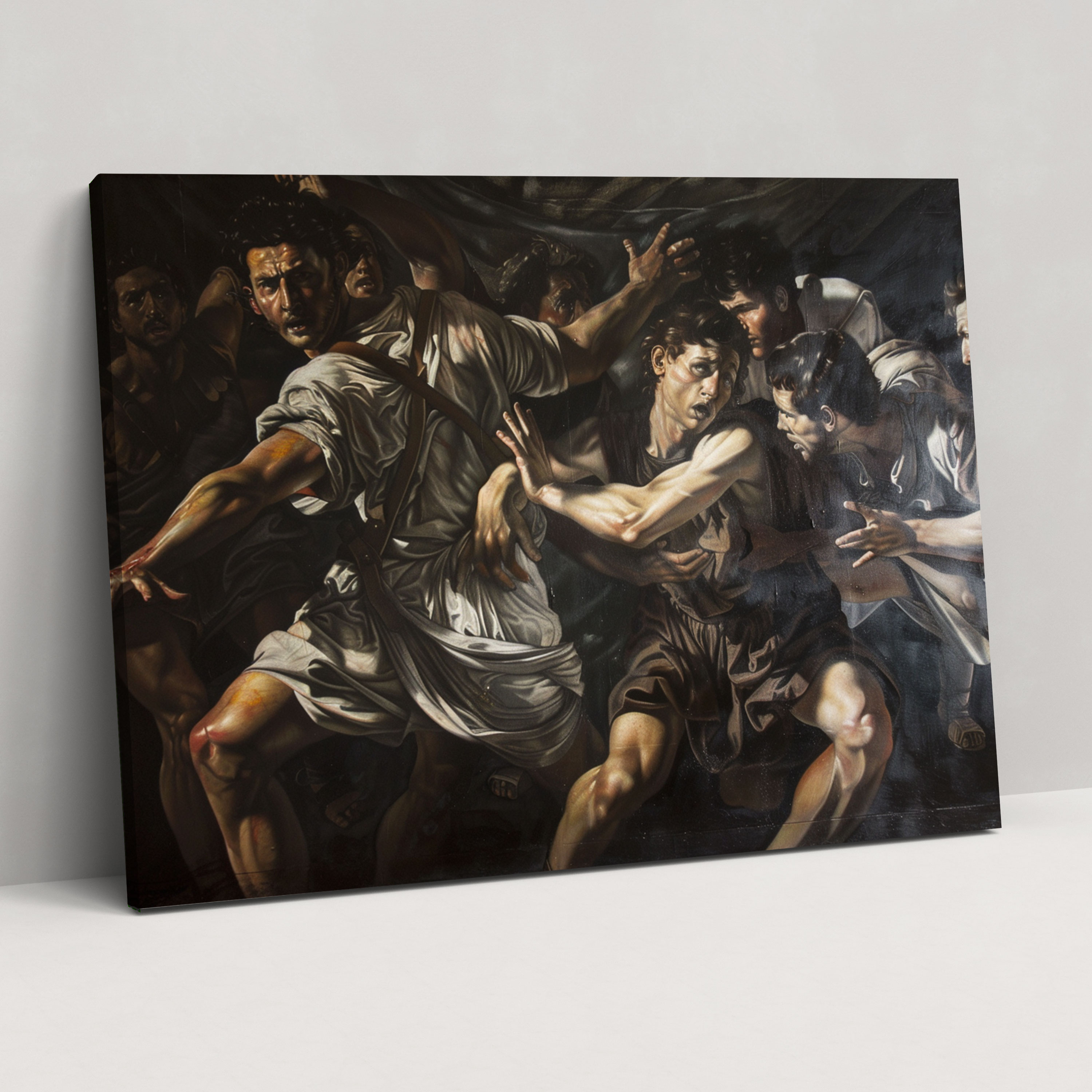Caravaggio Style Canvas Print - Caravaggio, Canvas Wall Art, Canvas Print, Wall Decoration