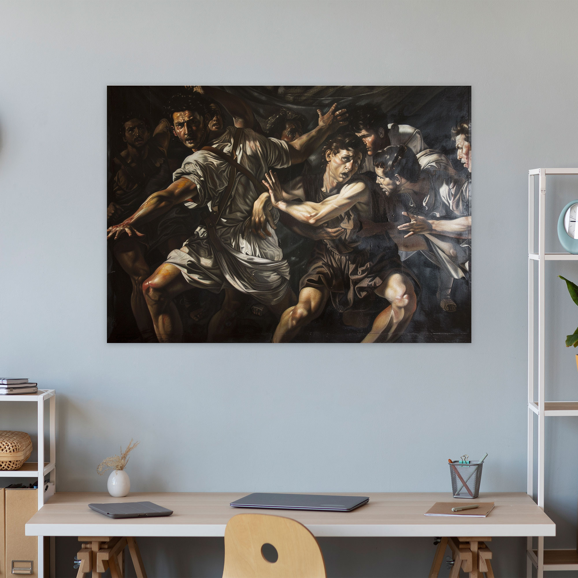 Caravaggio Style Canvas Print - Caravaggio, Canvas Wall Art, Canvas Print, Wall Decoration