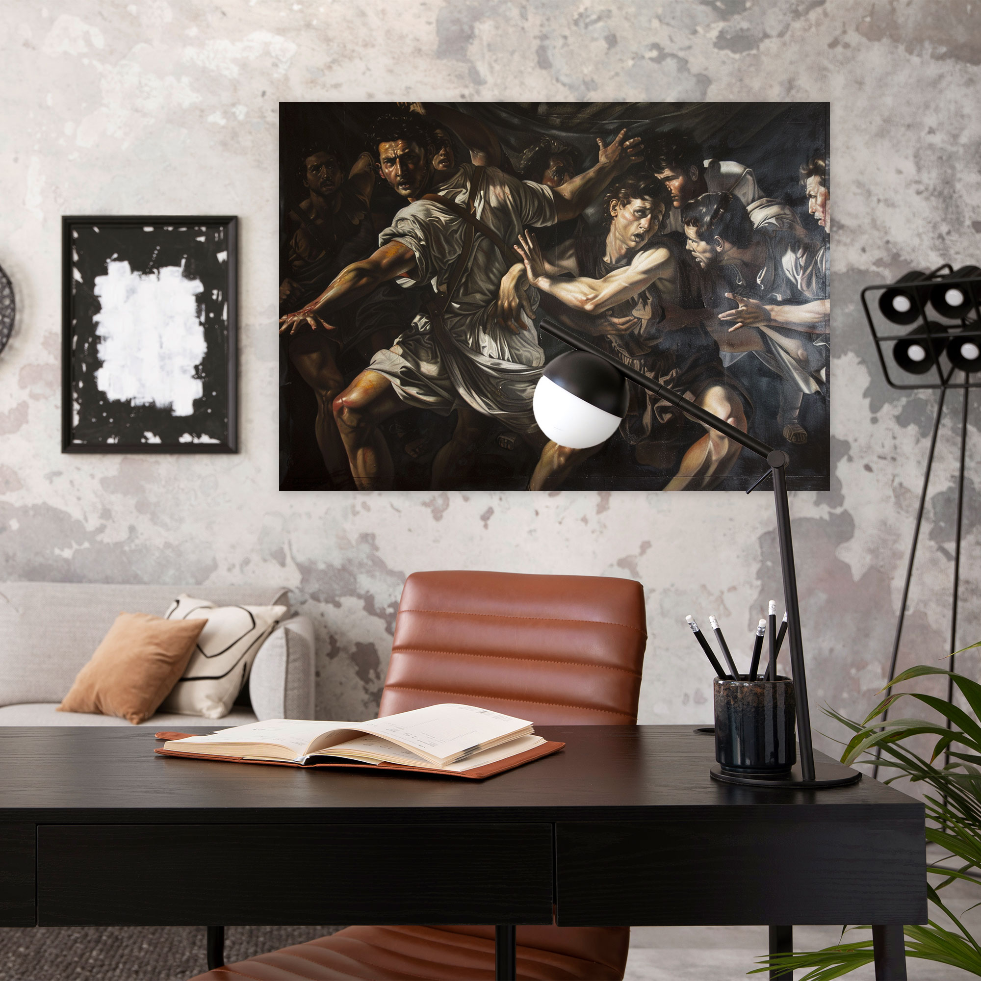 Caravaggio Style Canvas Print - Caravaggio, Canvas Wall Art, Canvas Print, Wall Decoration