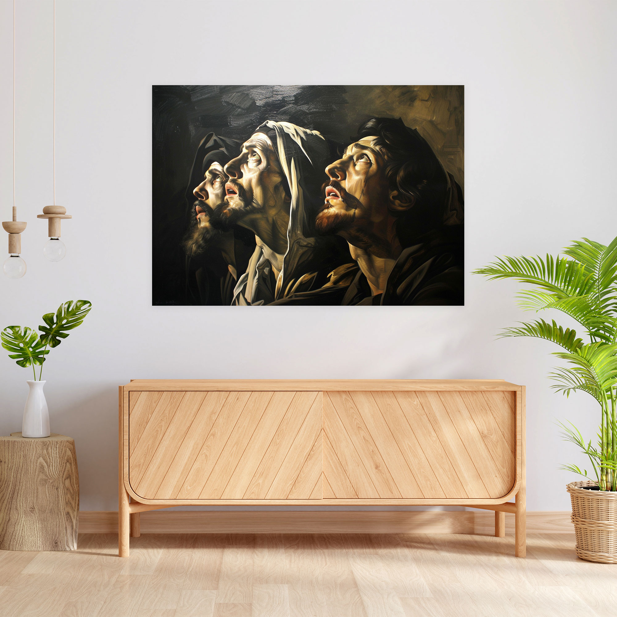 Caravaggio Style Canvas Print - Caravaggio, Wall Art, Canvas Wall Art, Caravaggio Style