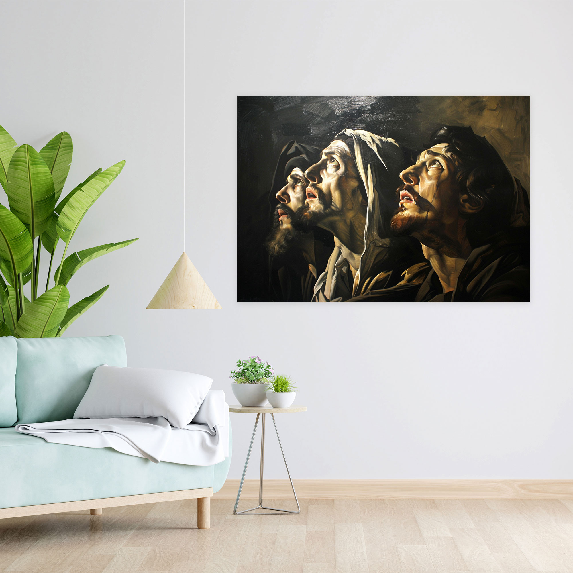 Caravaggio Style Canvas Print - Caravaggio, Wall Art, Canvas Wall Art, Caravaggio Style