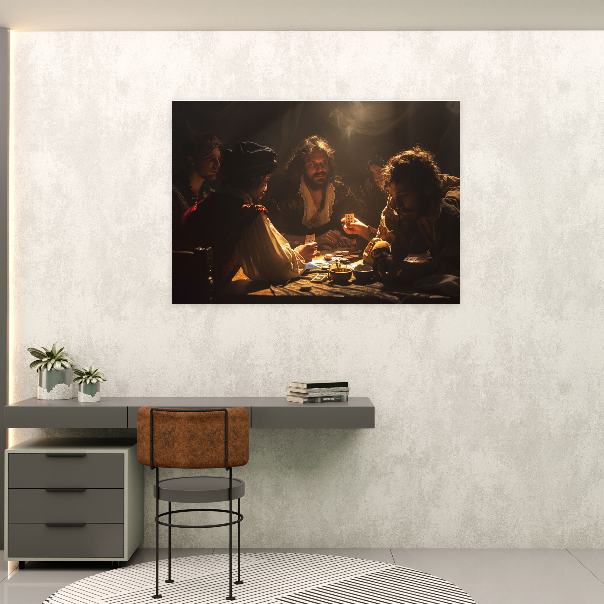 Caravaggio Style Canvas Print - Caravaggio, Wall Art, Canvas Wall Art, Canvas Print