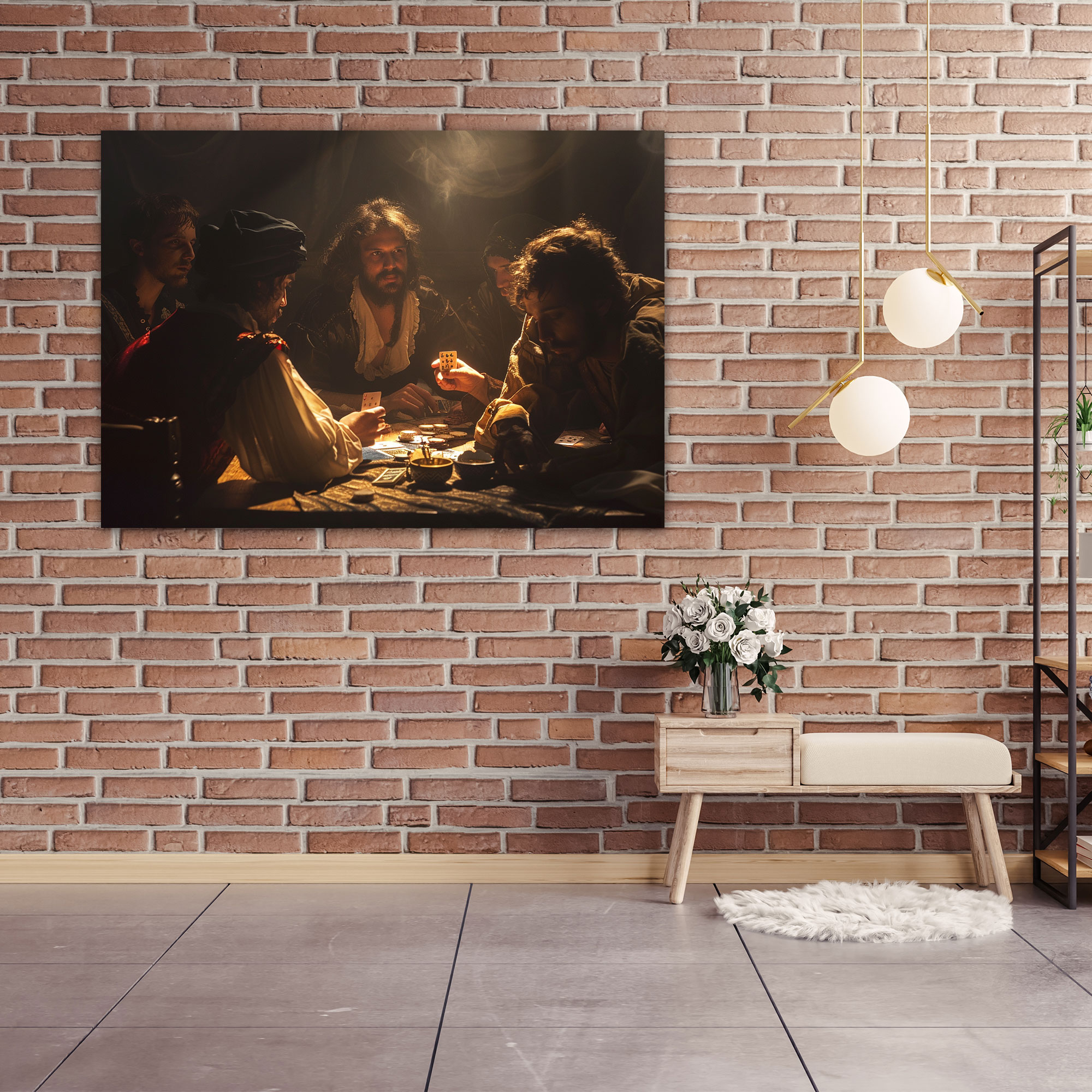 Caravaggio Style Canvas Print - Caravaggio, Wall Art, Canvas Wall Art, Canvas Print