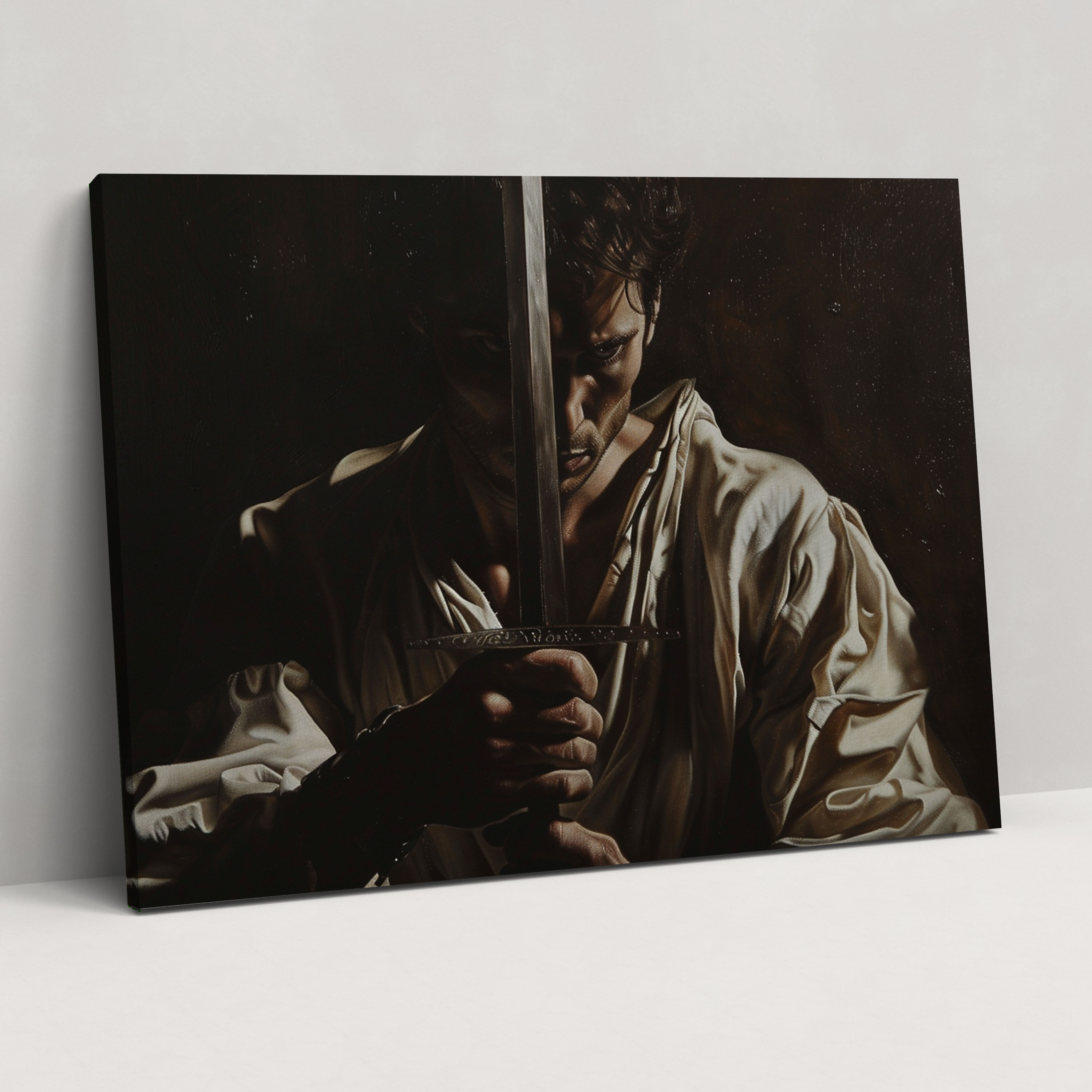 Caravaggio Tarzı Duvar Sanatı - Ev Dekorasyonu için Kanvas Tablo