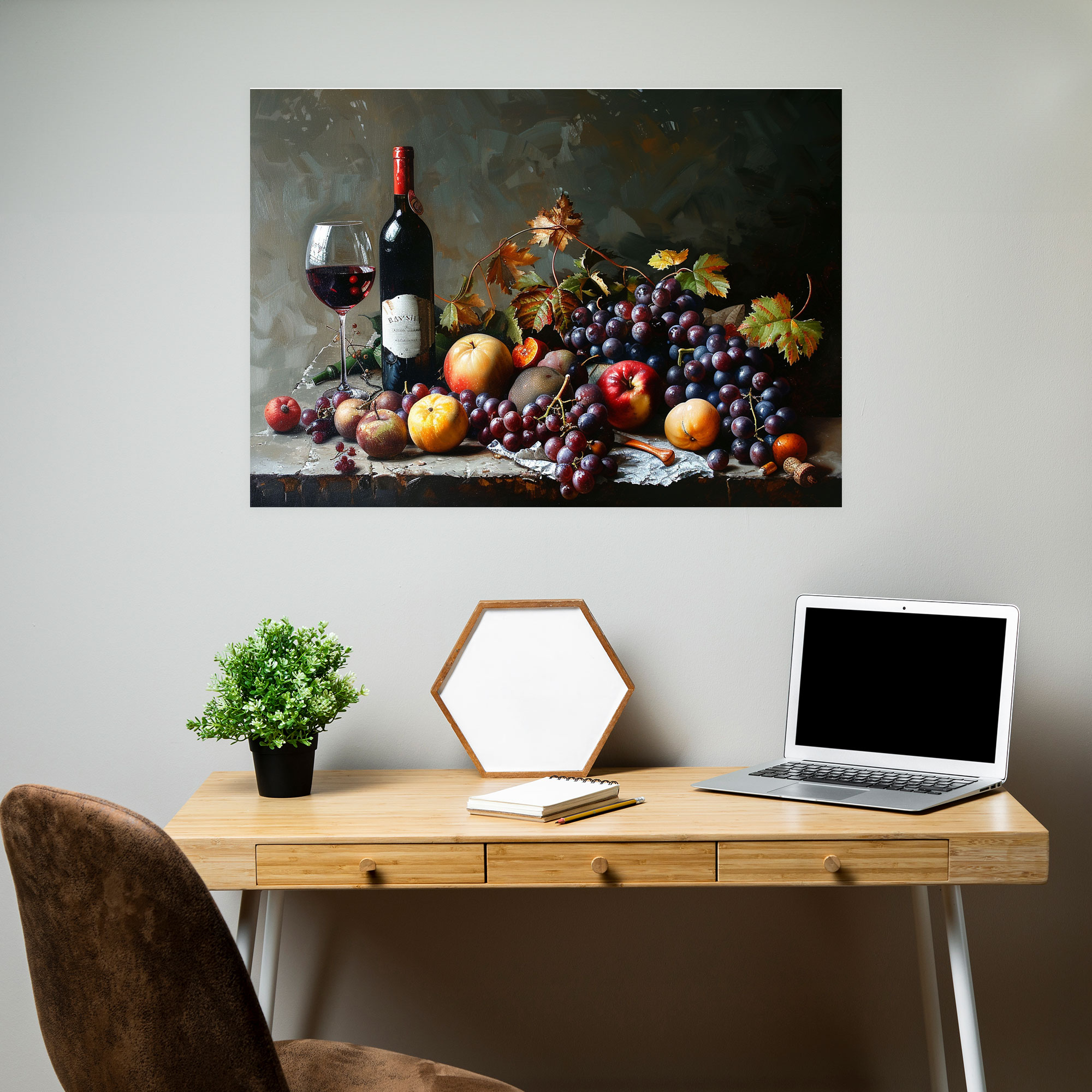 Caravaggio Tarzı Kanvas Tablo - Duvar Sanatı Duvar Dekorasyonu