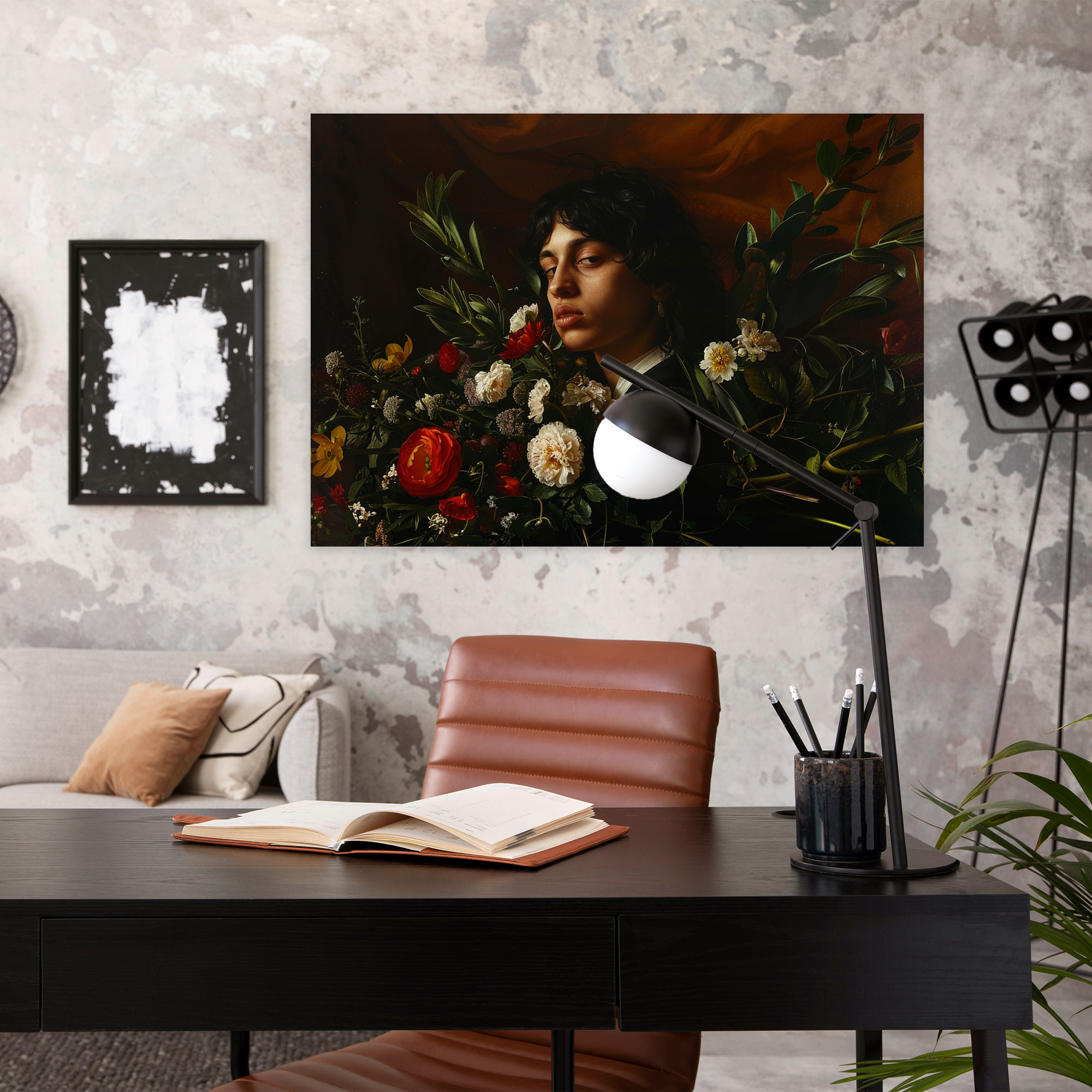Caravaggio Style Canvas Print - Caravaggio, Canvas Wall Art, Canvas, Canvas Print