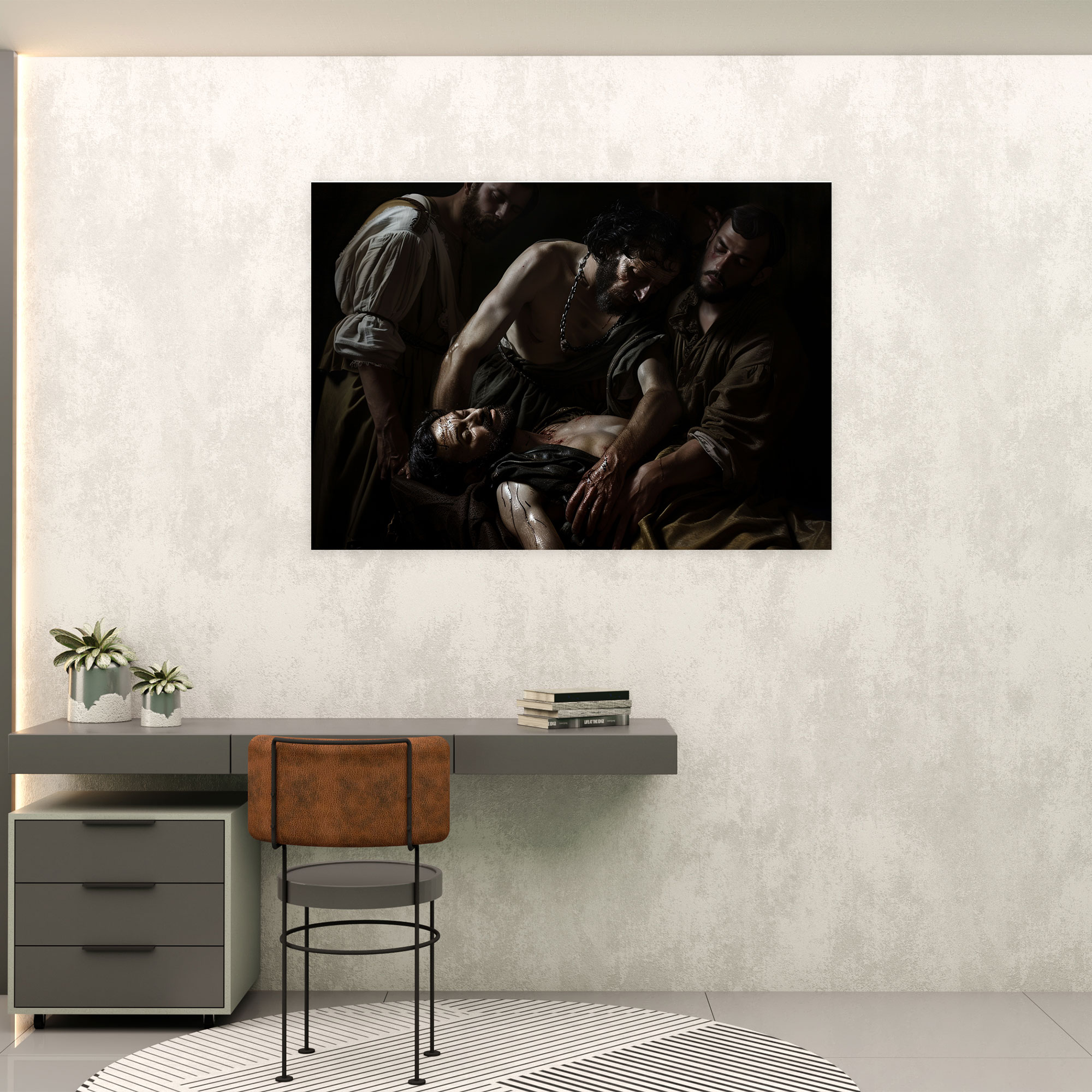 Caravaggio Style Wall Decoration - Caravaggio, Wall Art, Canvas, Home Decoration