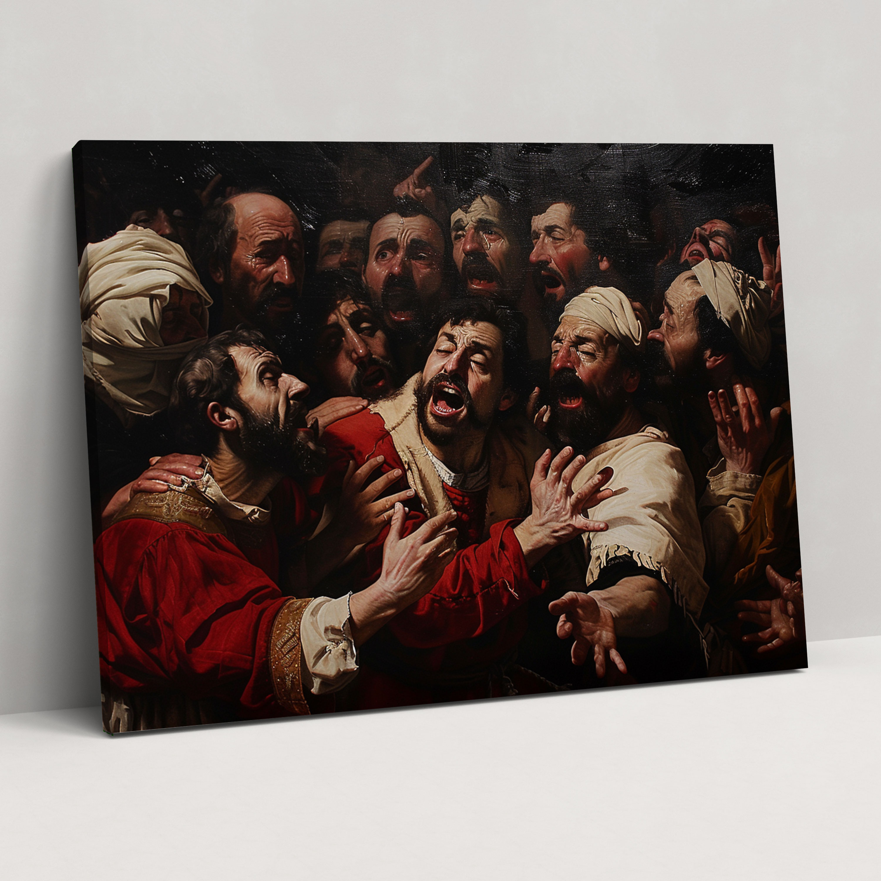 Caravaggio Style Canvas Print - Caravaggio, Canvas, Canvas Wall Art, Wall Decoration