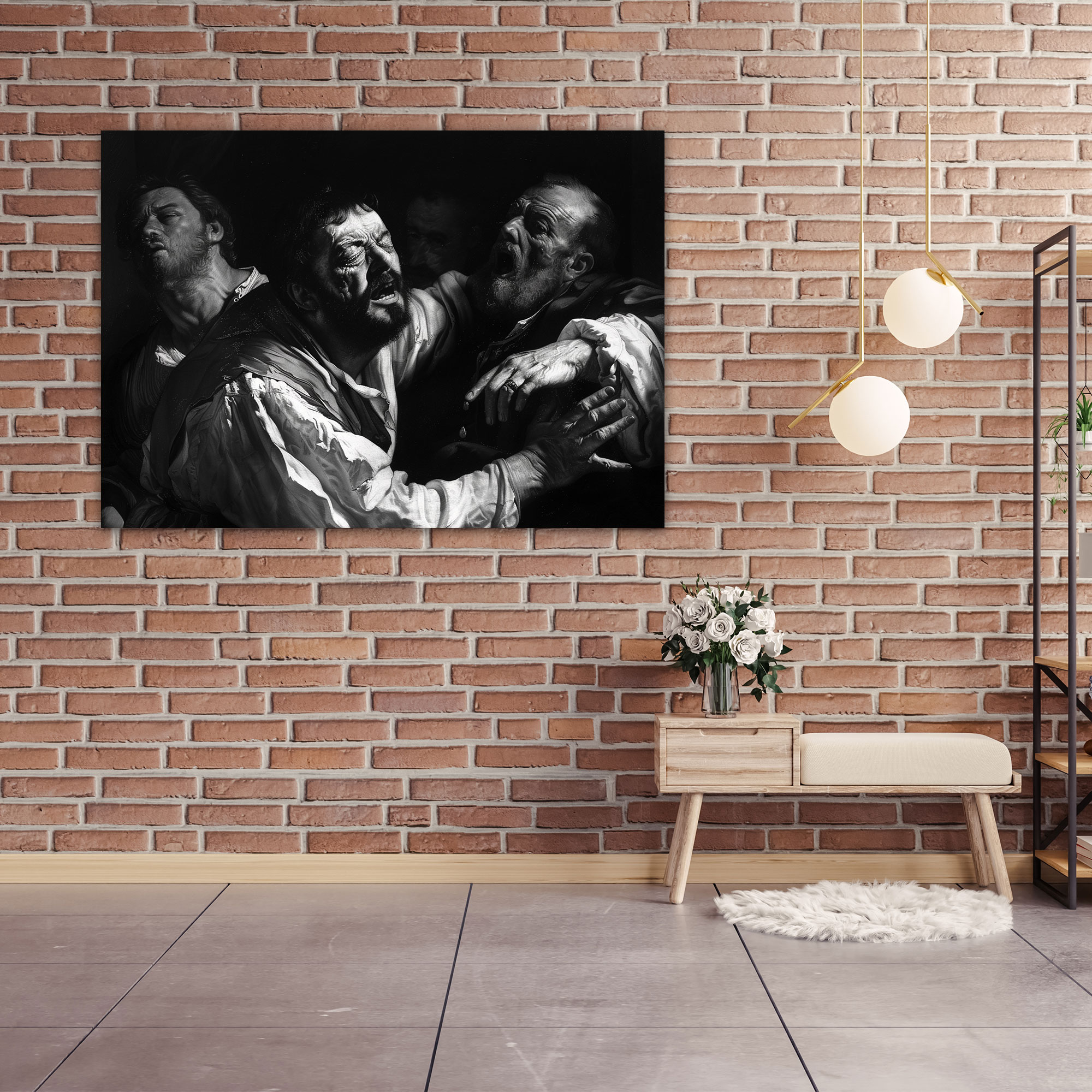 Caravaggio Style Canvas Wall Art - Caravaggio, Canvas, Canvas Wall Art, Wall Art