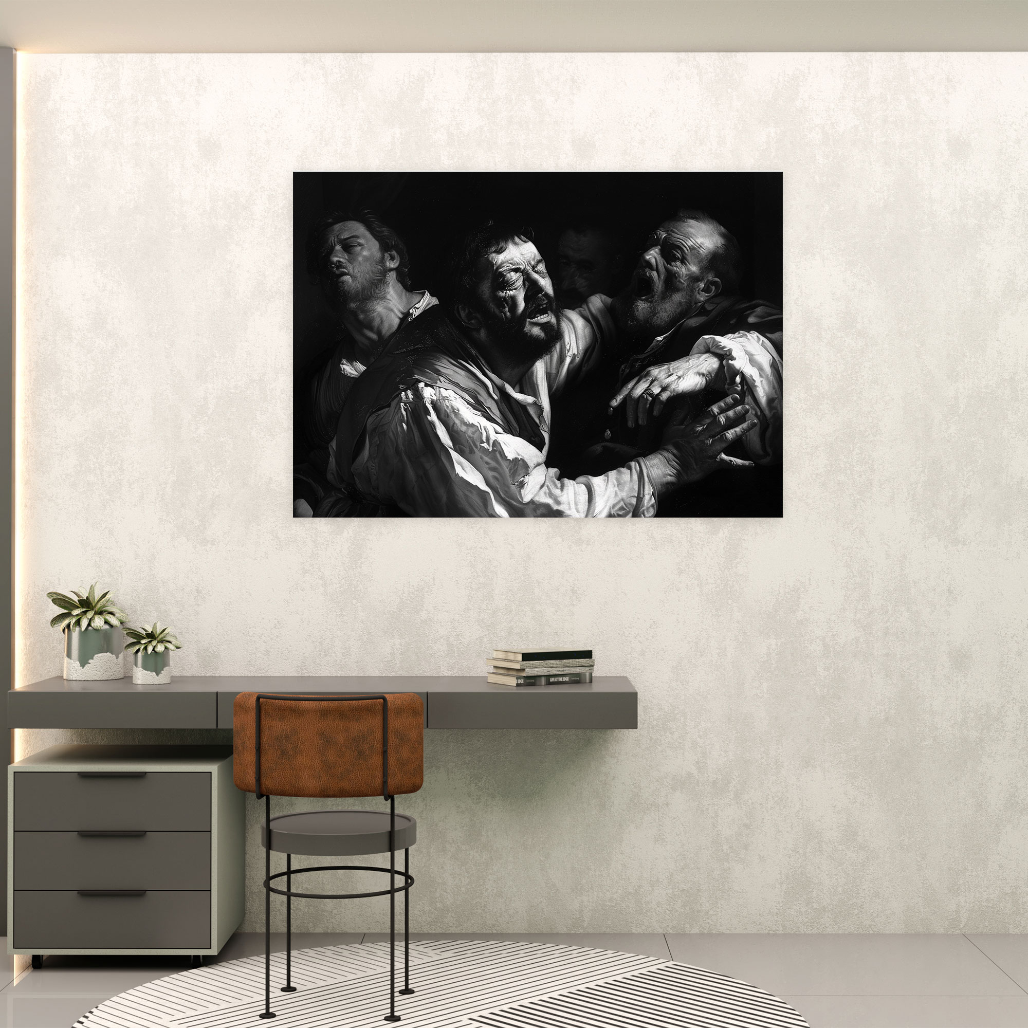 Caravaggio Style Canvas Wall Art - Caravaggio, Canvas, Canvas Wall Art, Wall Art