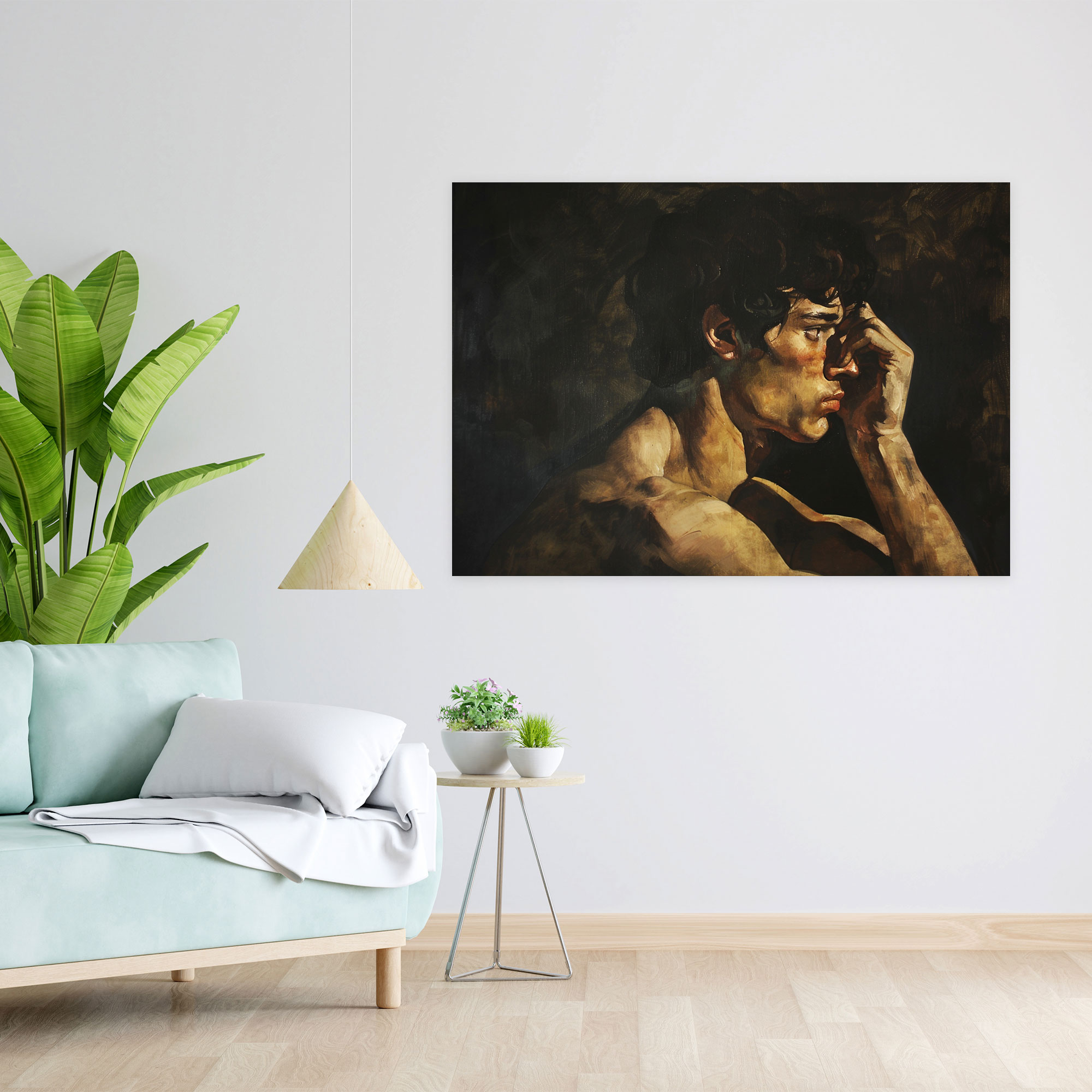 Caravaggio Style Canvas Print - Caravaggio, Home Decoration, Wall Art, Canvas