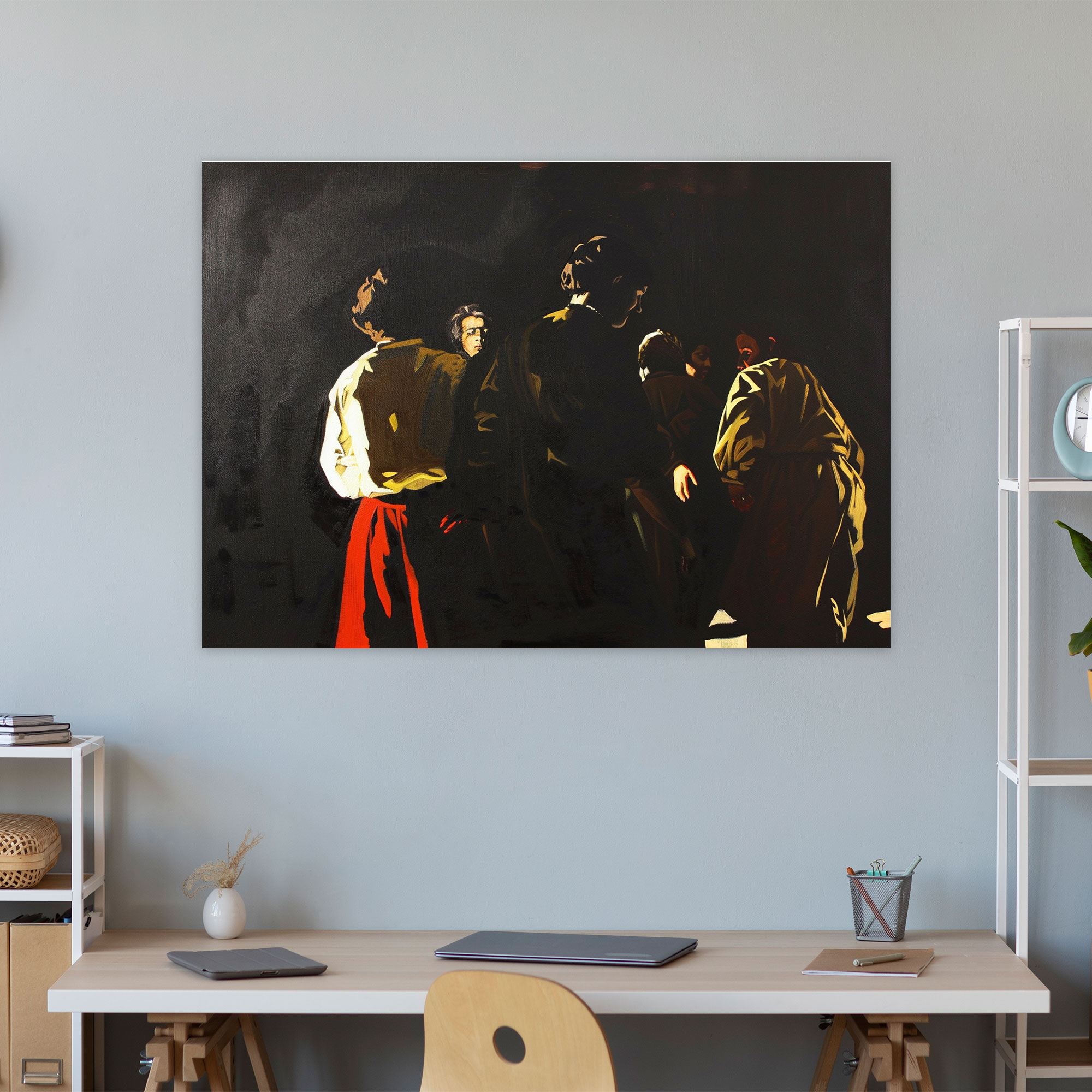 Caravaggio Style Wall Art - Caravaggio, Wall Art, Home Decoration, Canvas Print