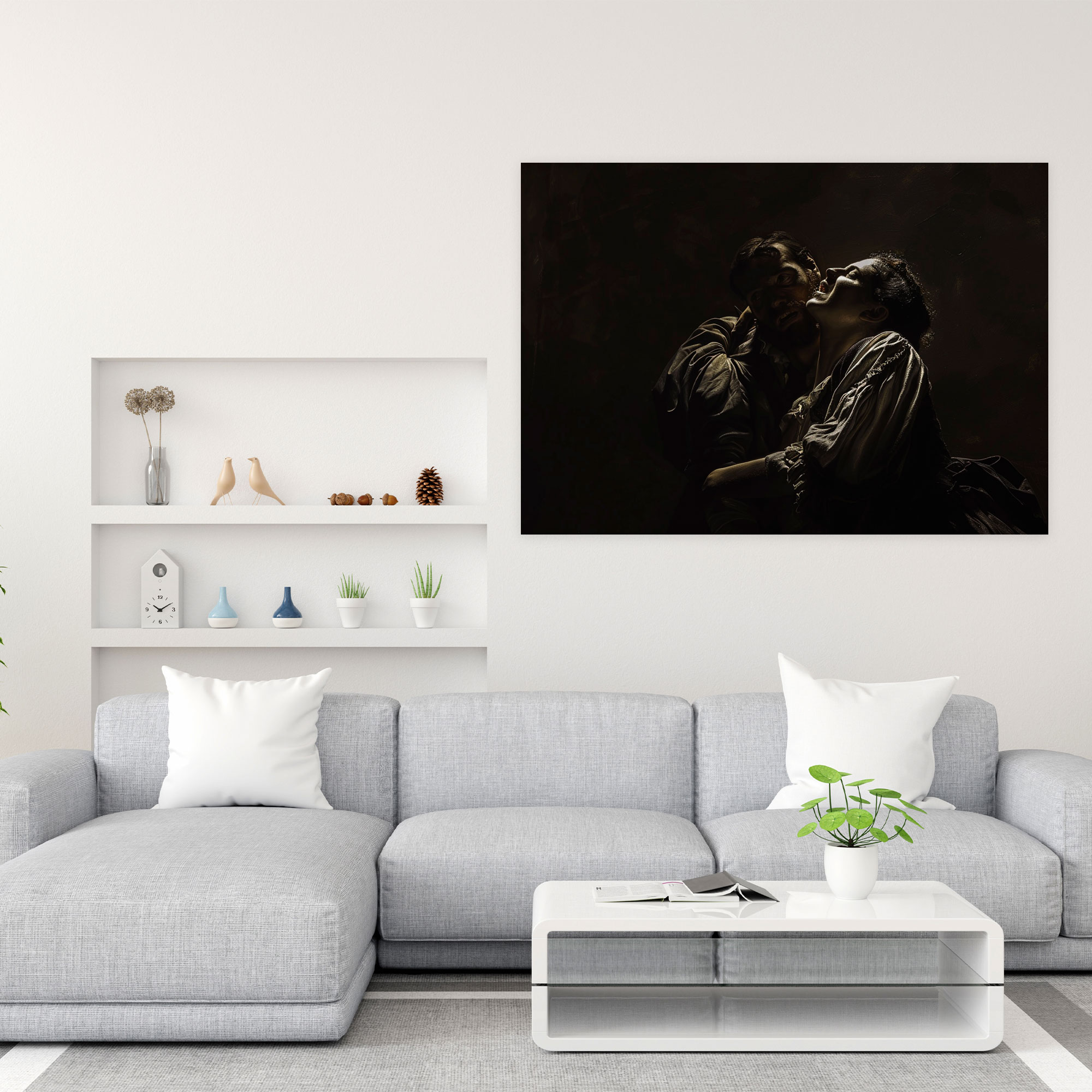 Caravaggio Style Canvas Print - Caravaggio, Canvas Print, Caravaggio Style, Canvas Wall Art