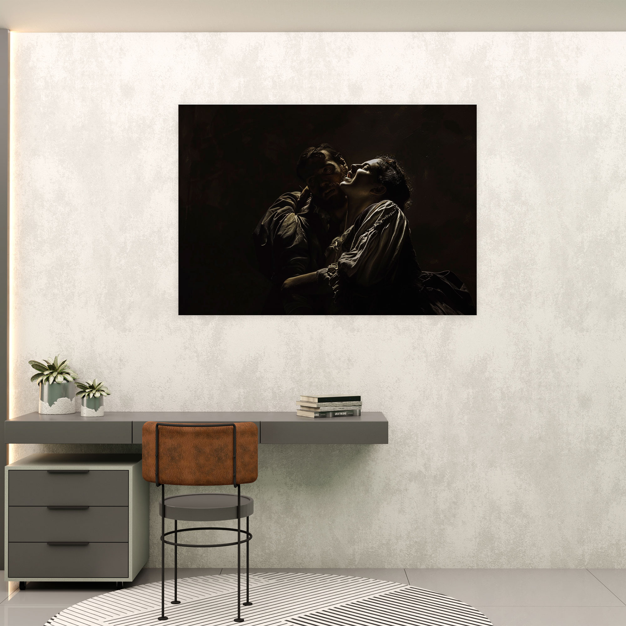 Caravaggio Style Canvas Print - Caravaggio, Canvas Print, Caravaggio Style, Canvas Wall Art