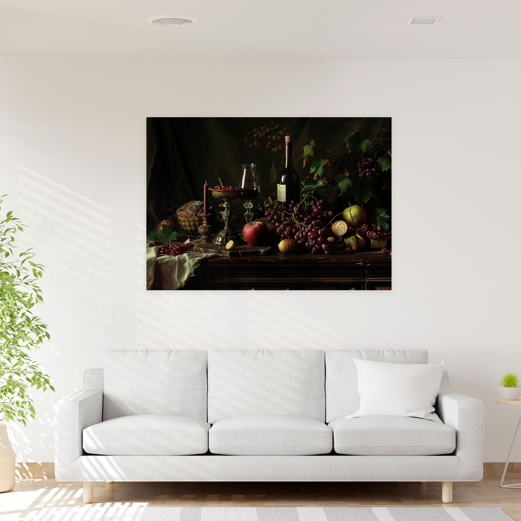 Caravaggio Tarzı Kanvas Tablo - Ev Dekorasyonu Caravaggio Stili Kanvas Duvar Sanatı