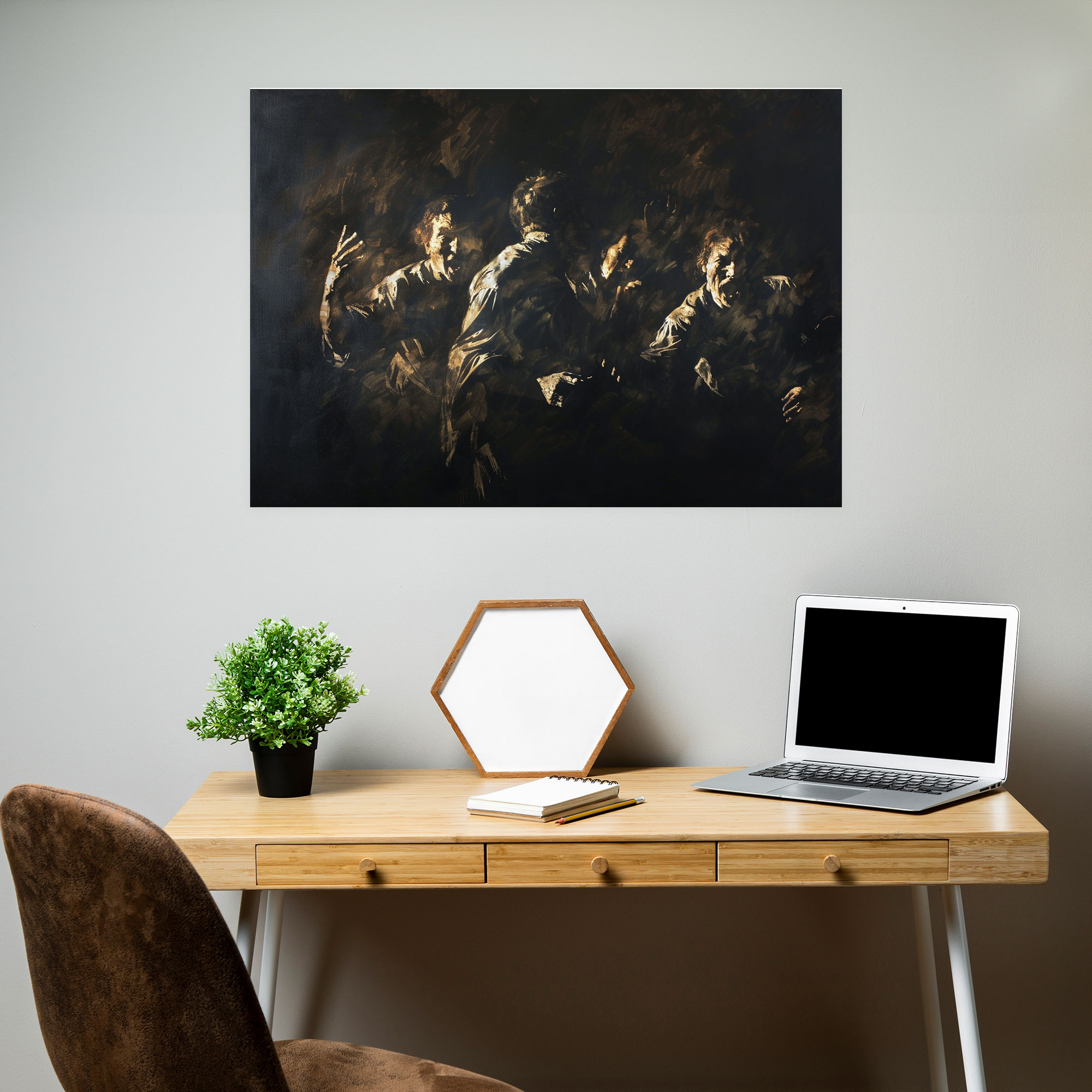 Caravaggio Tarzı Duvar Sanatı - Kanvas Tablo Duvar Sanatı