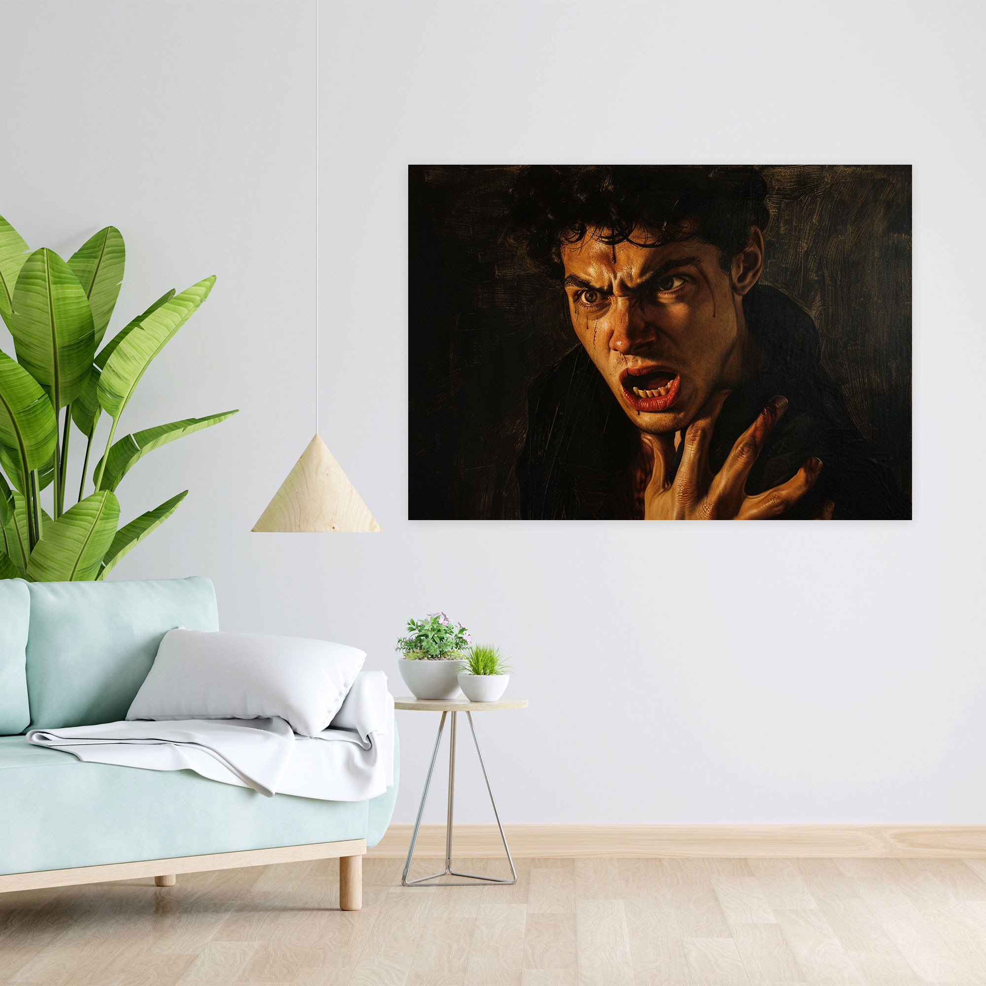 Caravaggio Style Canvas Print - Caravaggio, Canvas, Wall Art, Canvas Wall Art