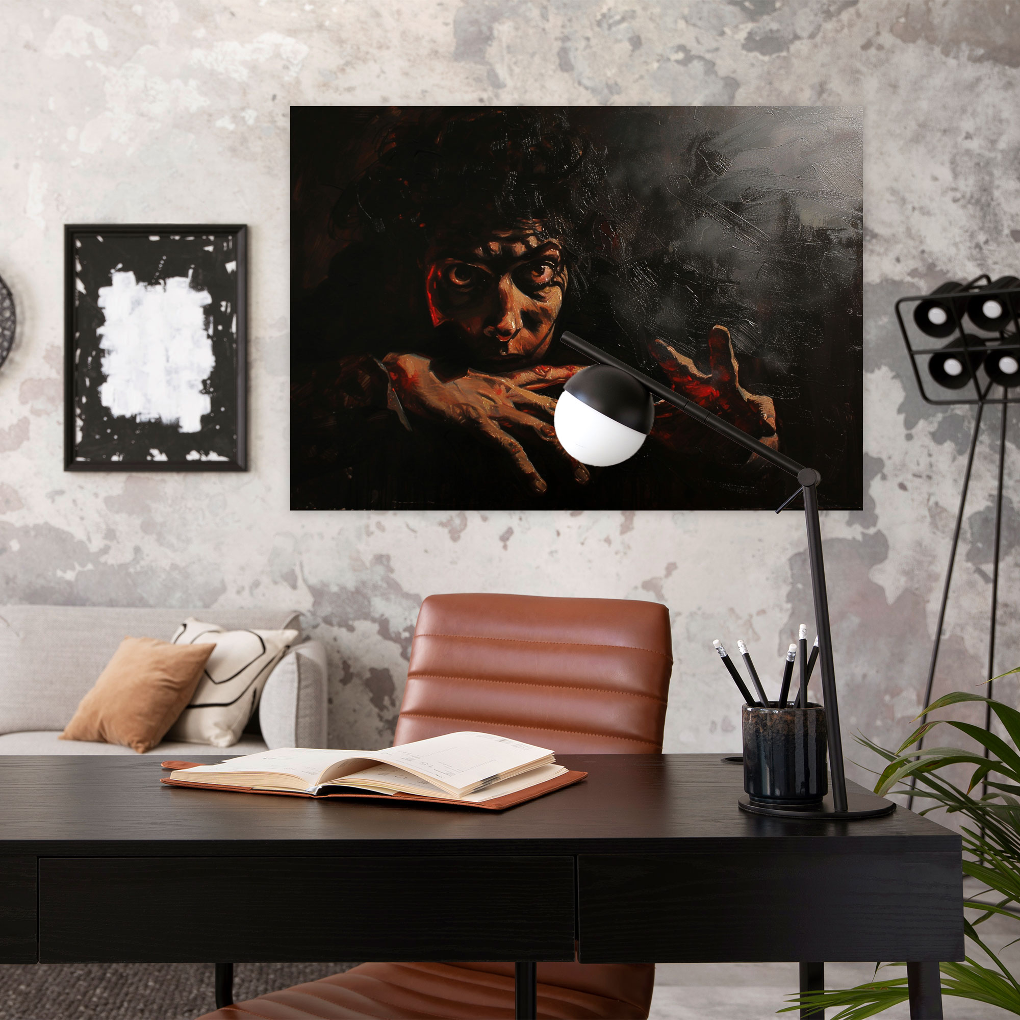 Caravaggio Tarzı Duvar Tablosu - Caravaggio Tarzı Kanvas Duvar Dekorasyonu