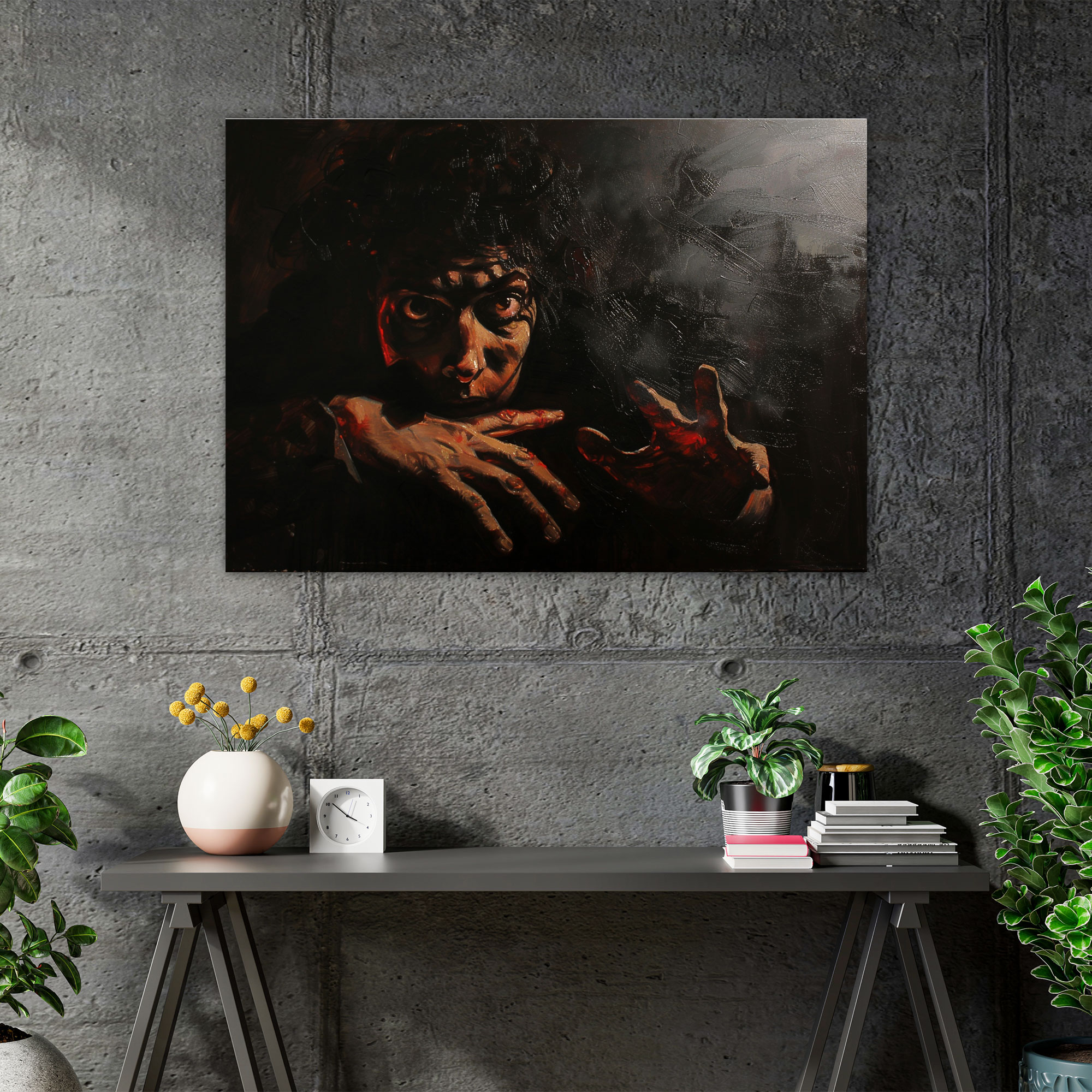 Caravaggio Tarzı Duvar Tablosu - Caravaggio Tarzı Kanvas Duvar Dekorasyonu