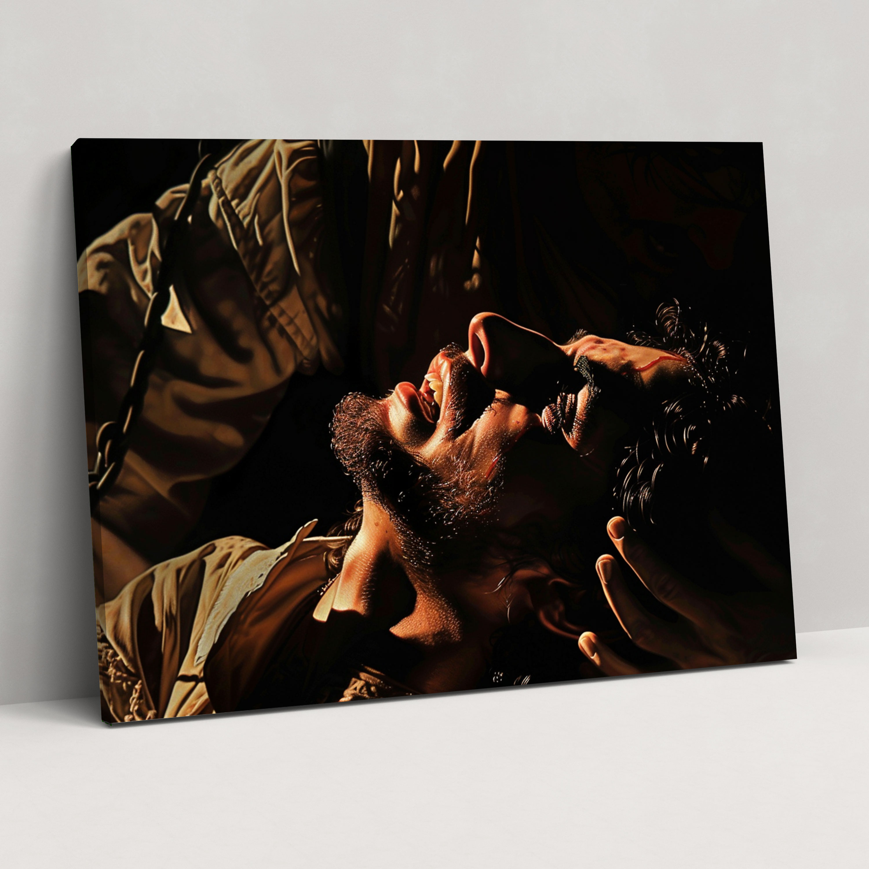 Caravaggio Style Canvas Print - Caravaggio, Canvas Wall Art, Wall Art, Canvas Print