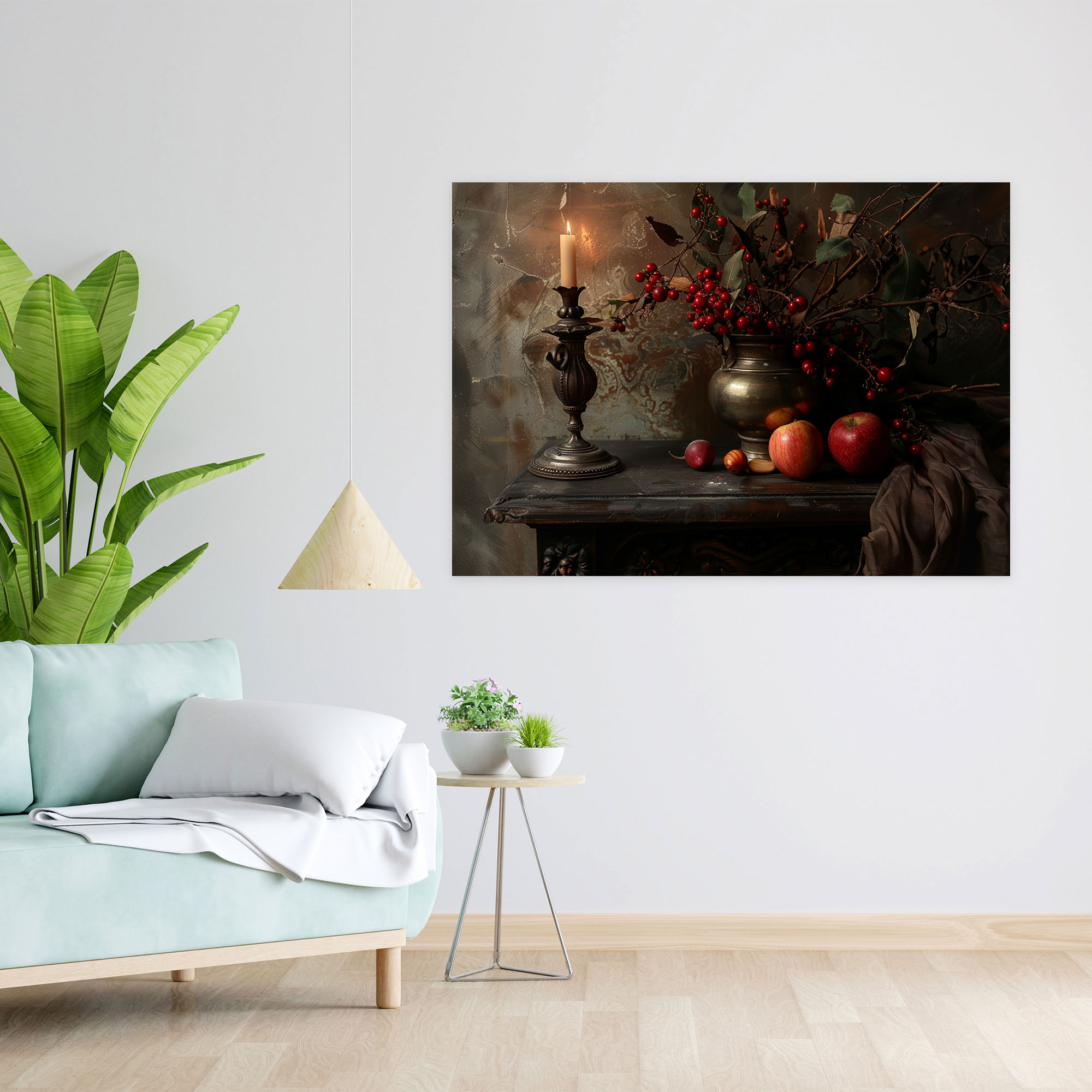 Caravaggio Style Wall Decoration - Caravaggio, Wall Decoration, Wall Art, Home Decoration