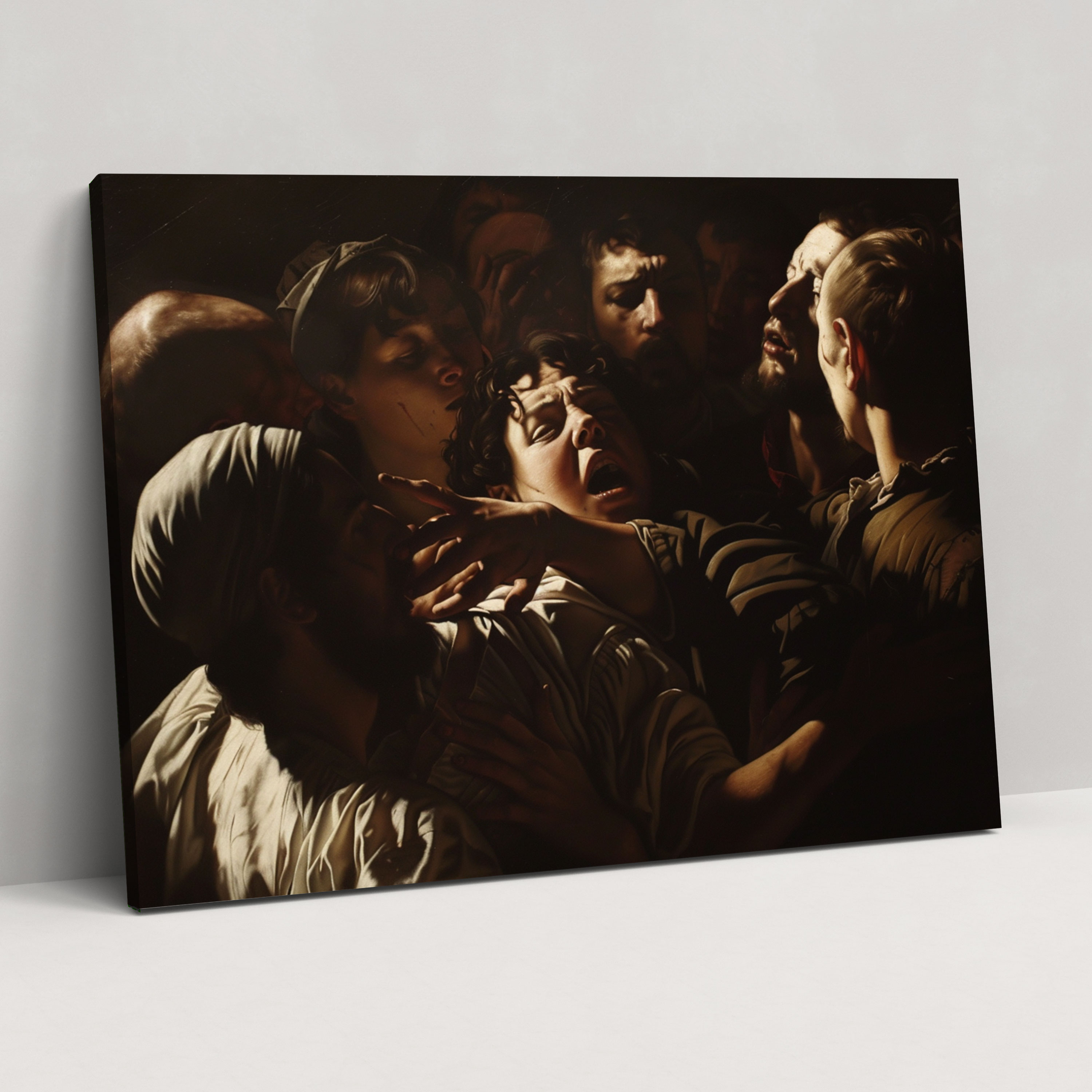 Caravaggio Tarzı Duvar Dekorasyonu - Kanvas Duvar Sanatı