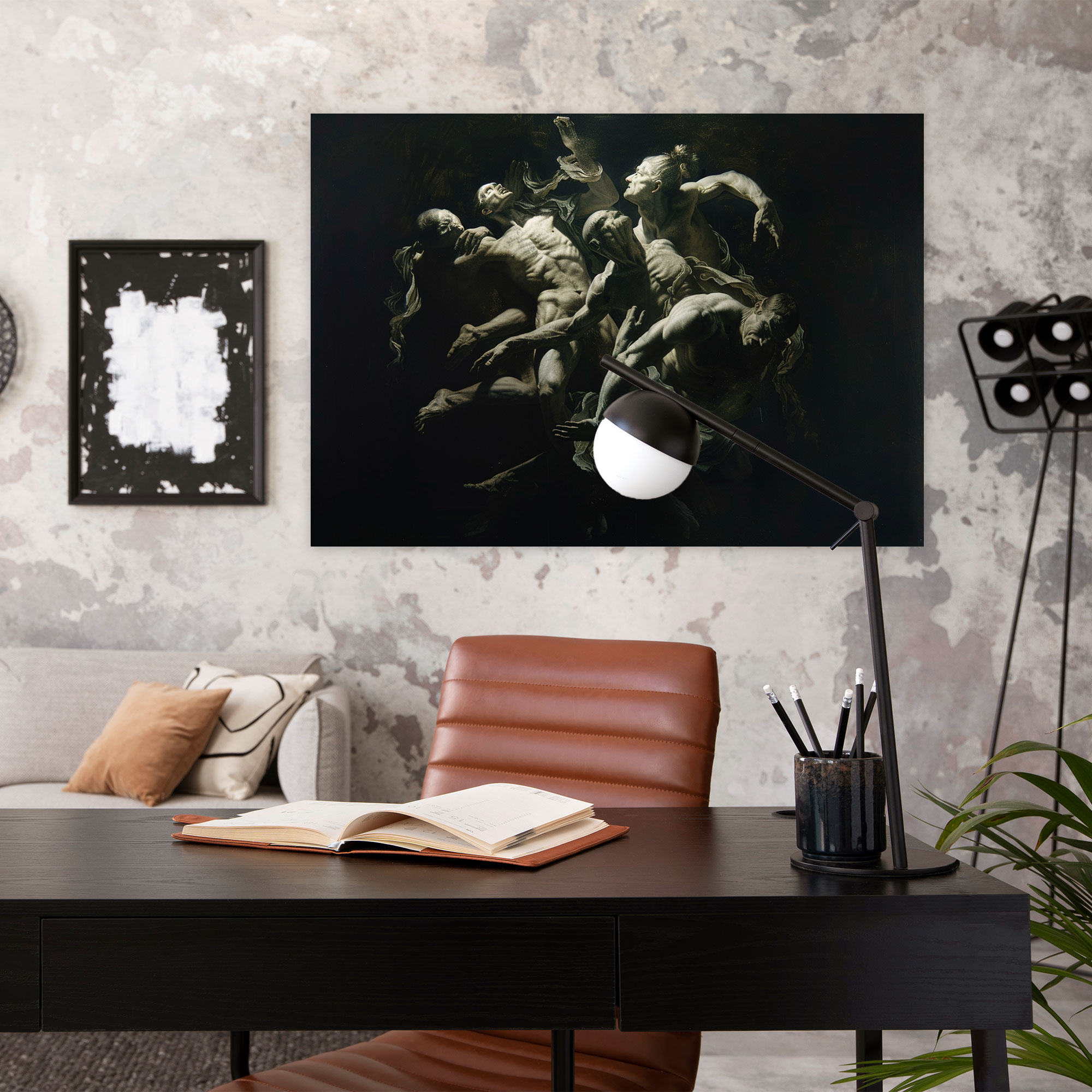 Caravaggio Style Canvas Print - Caravaggio, Wall Art, Canvas Wall Art, Canvas