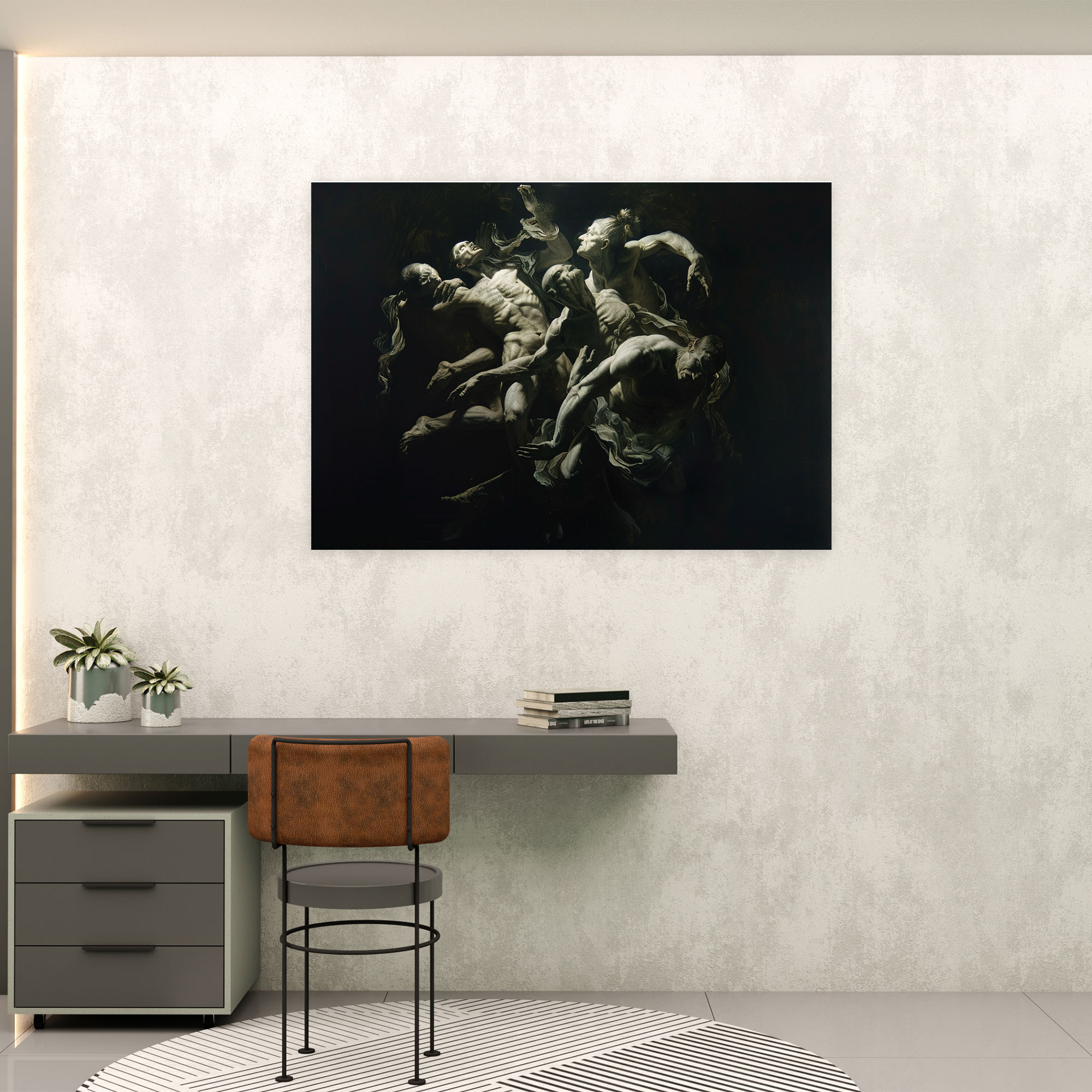 Caravaggio Style Canvas Print - Caravaggio, Wall Art, Canvas Wall Art, Canvas